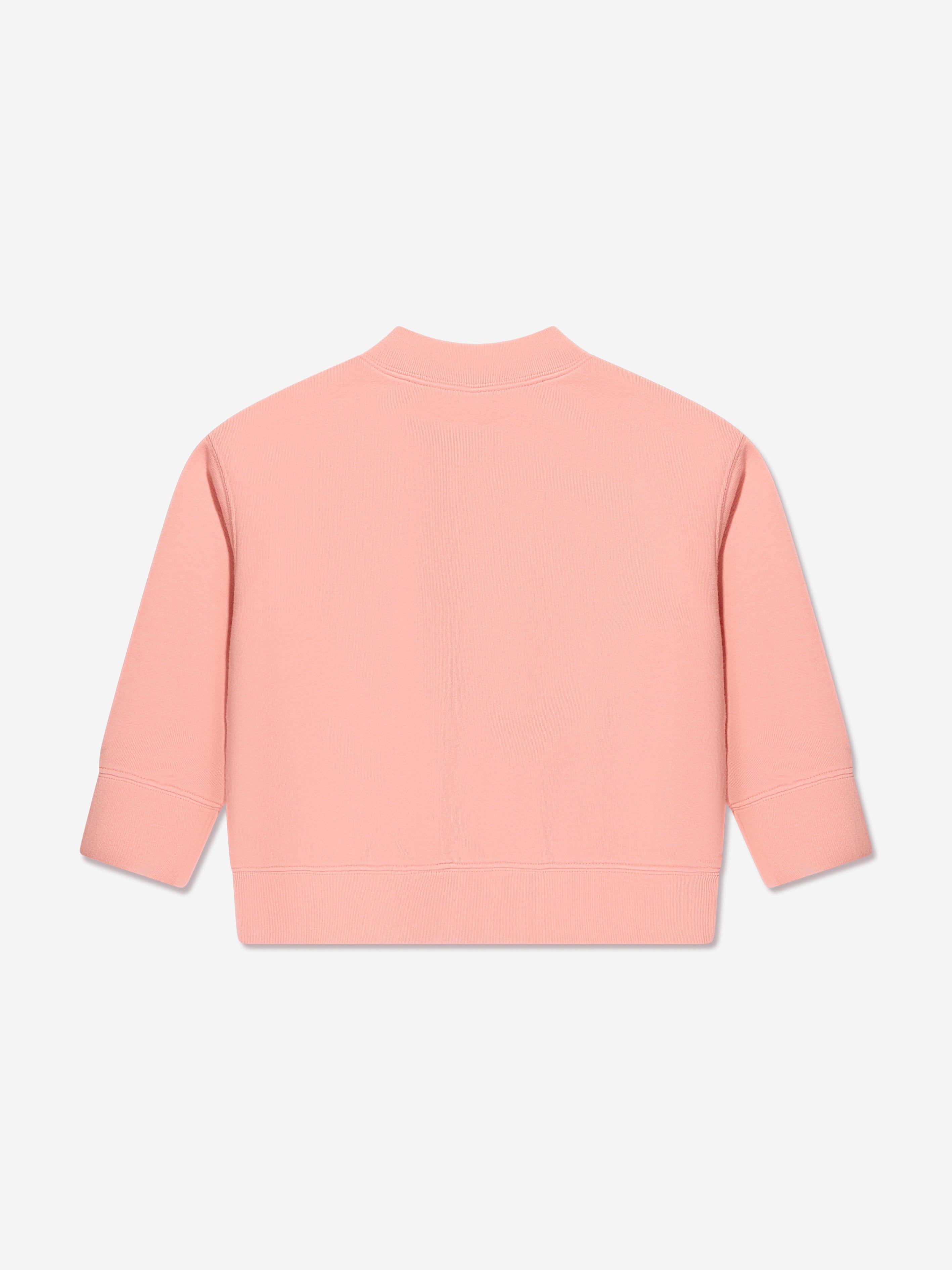 Palm Angels Girls Bear Sweatshirt in Pink