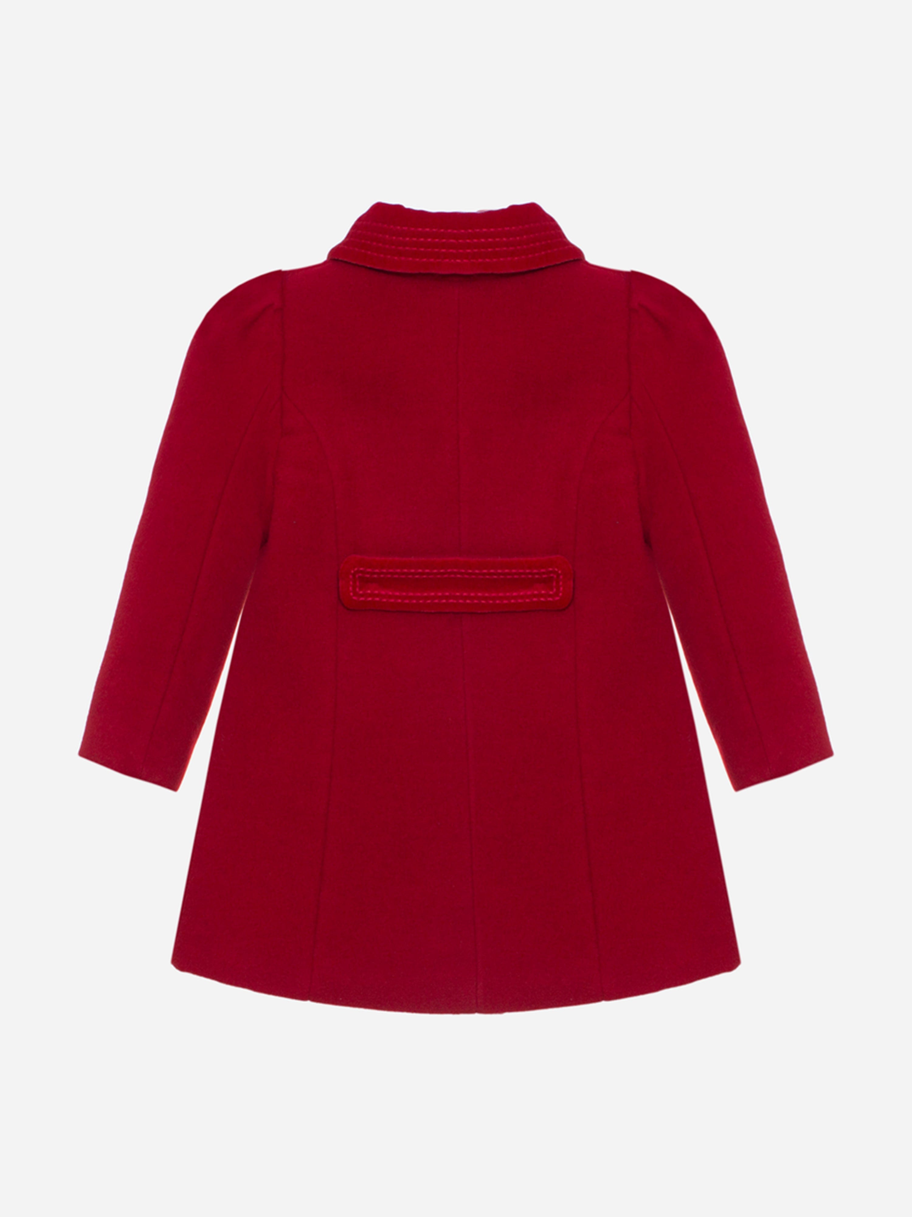 Baby Girls Traditional Coat in Red