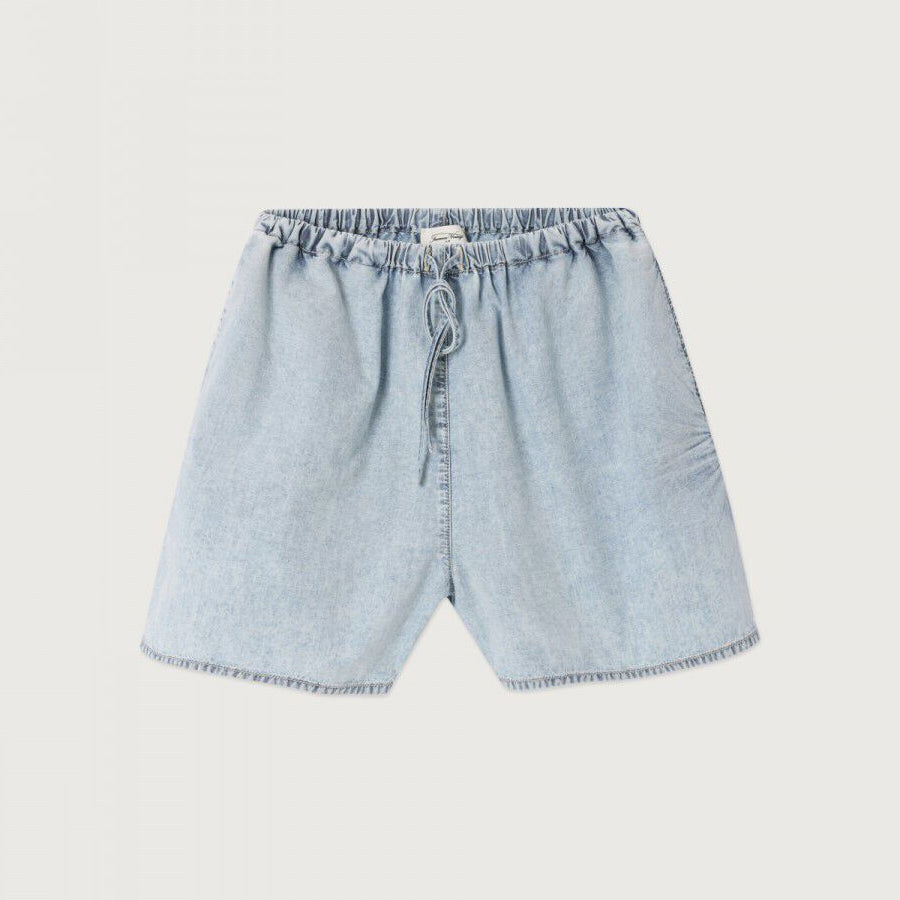 Women Light Blue Denim Shorts