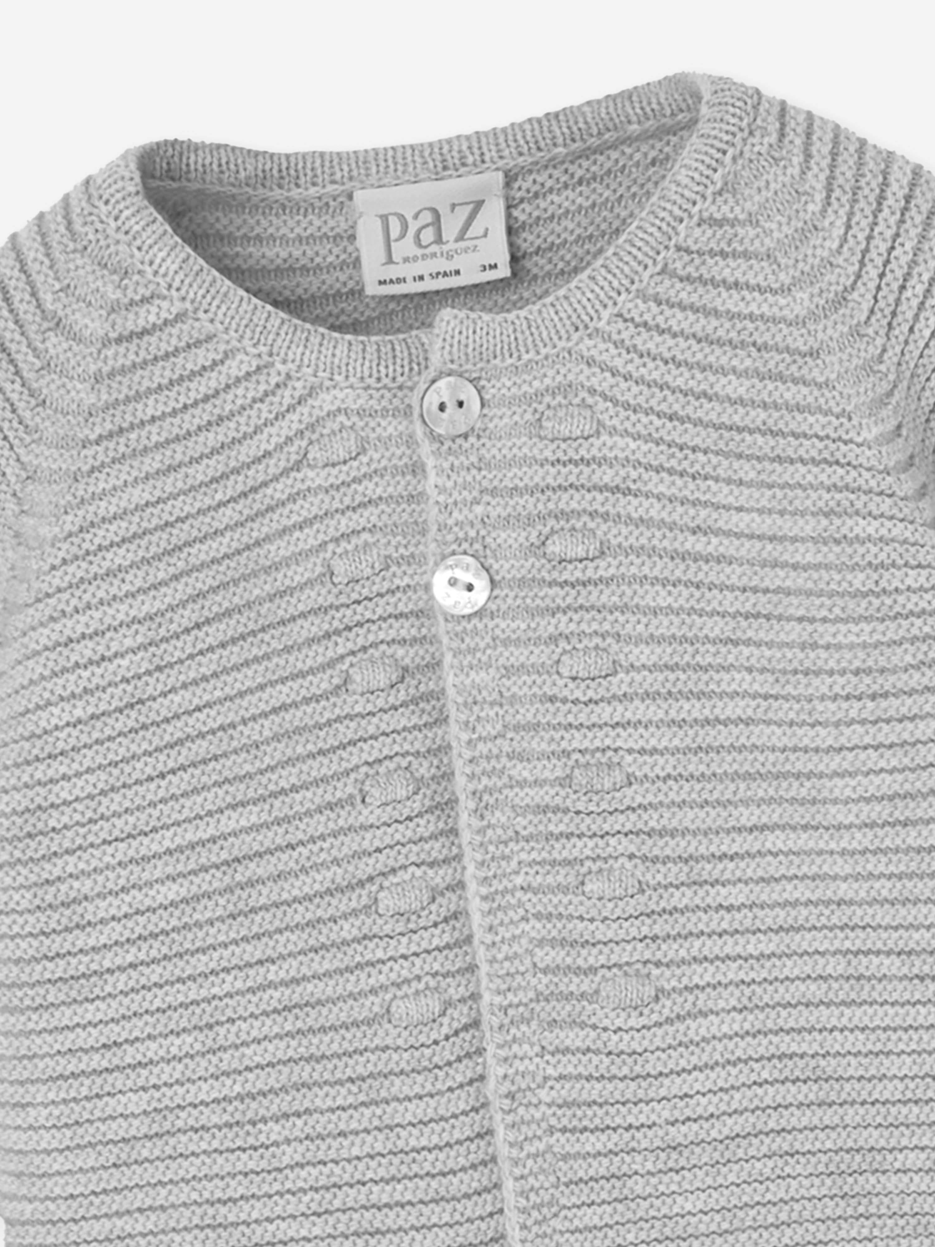 Baby Knitted Cardigan in Grey