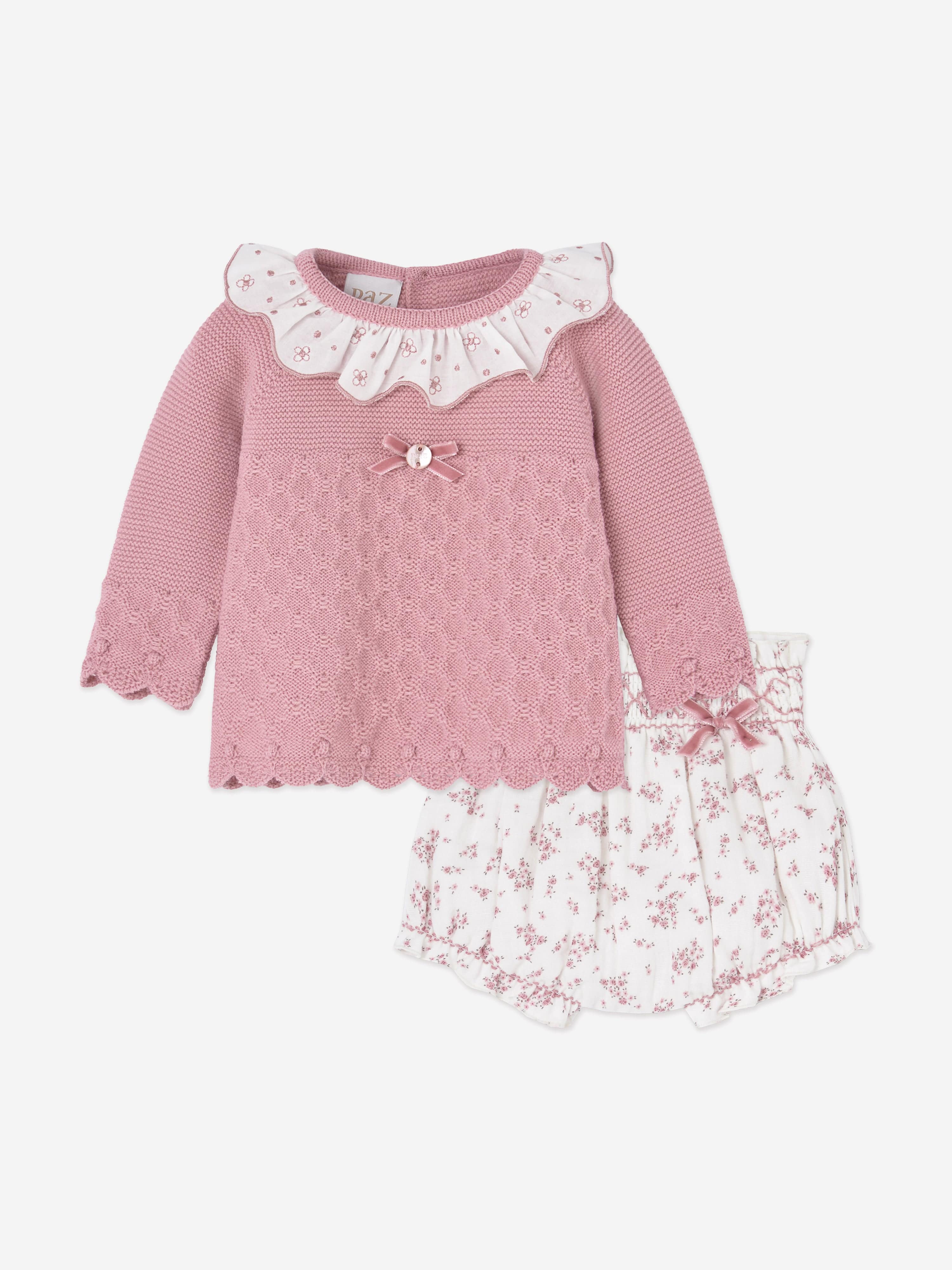 Baby Girls Short Set in Pink