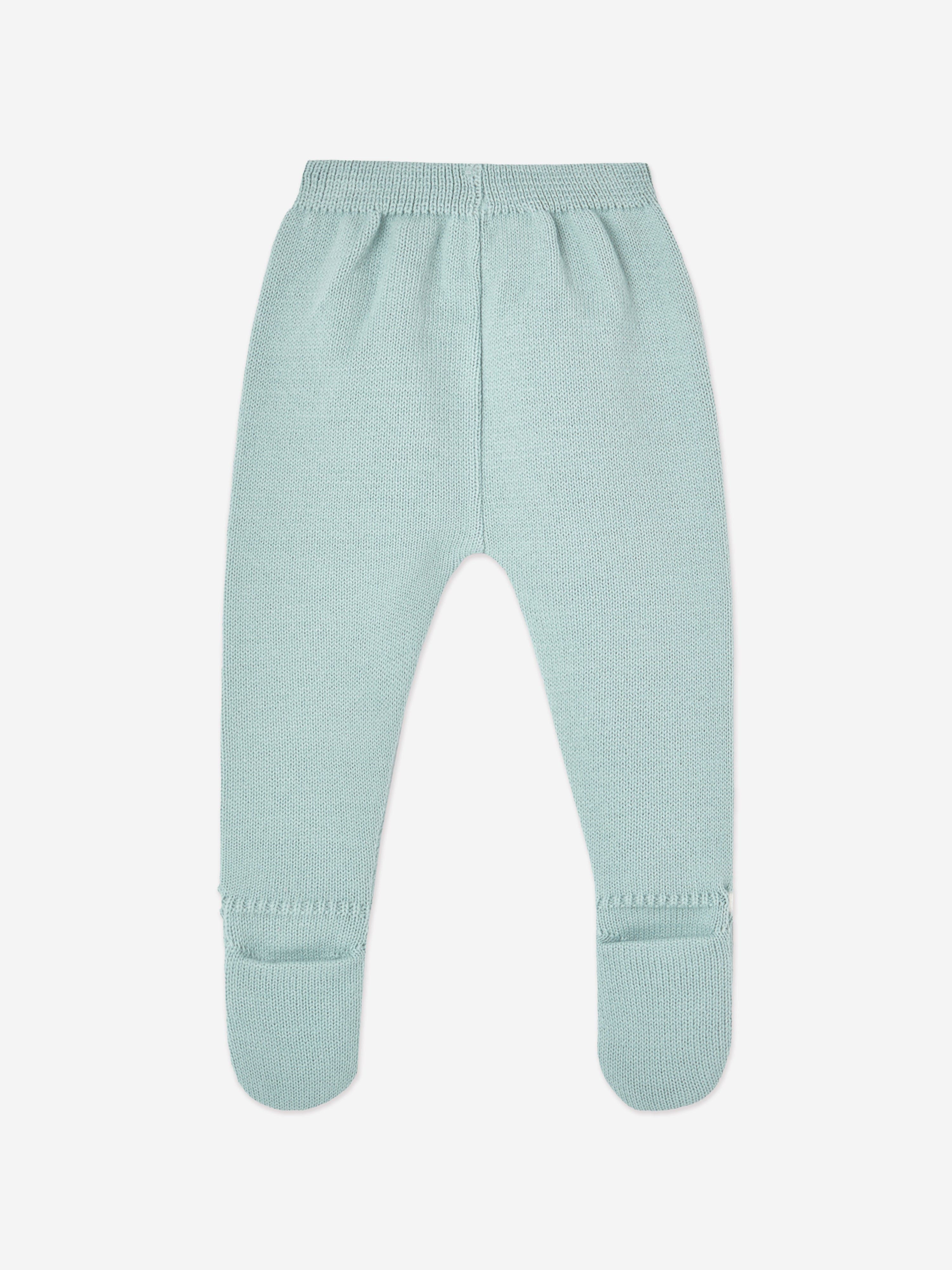 Baby Girls Knitted 2 Piece Set in Green