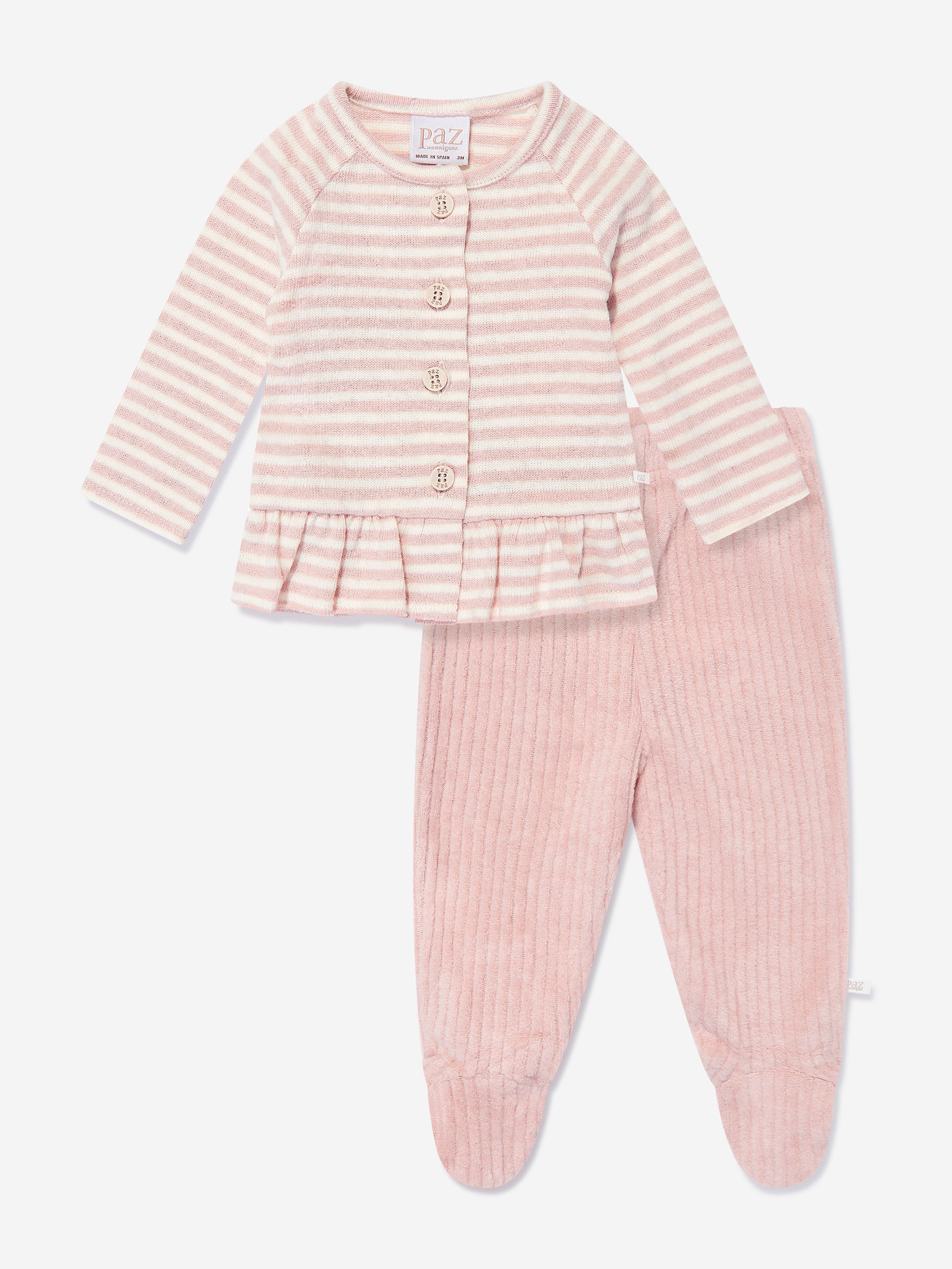 Baby Girls 2 Piece Outfit Set in Pink