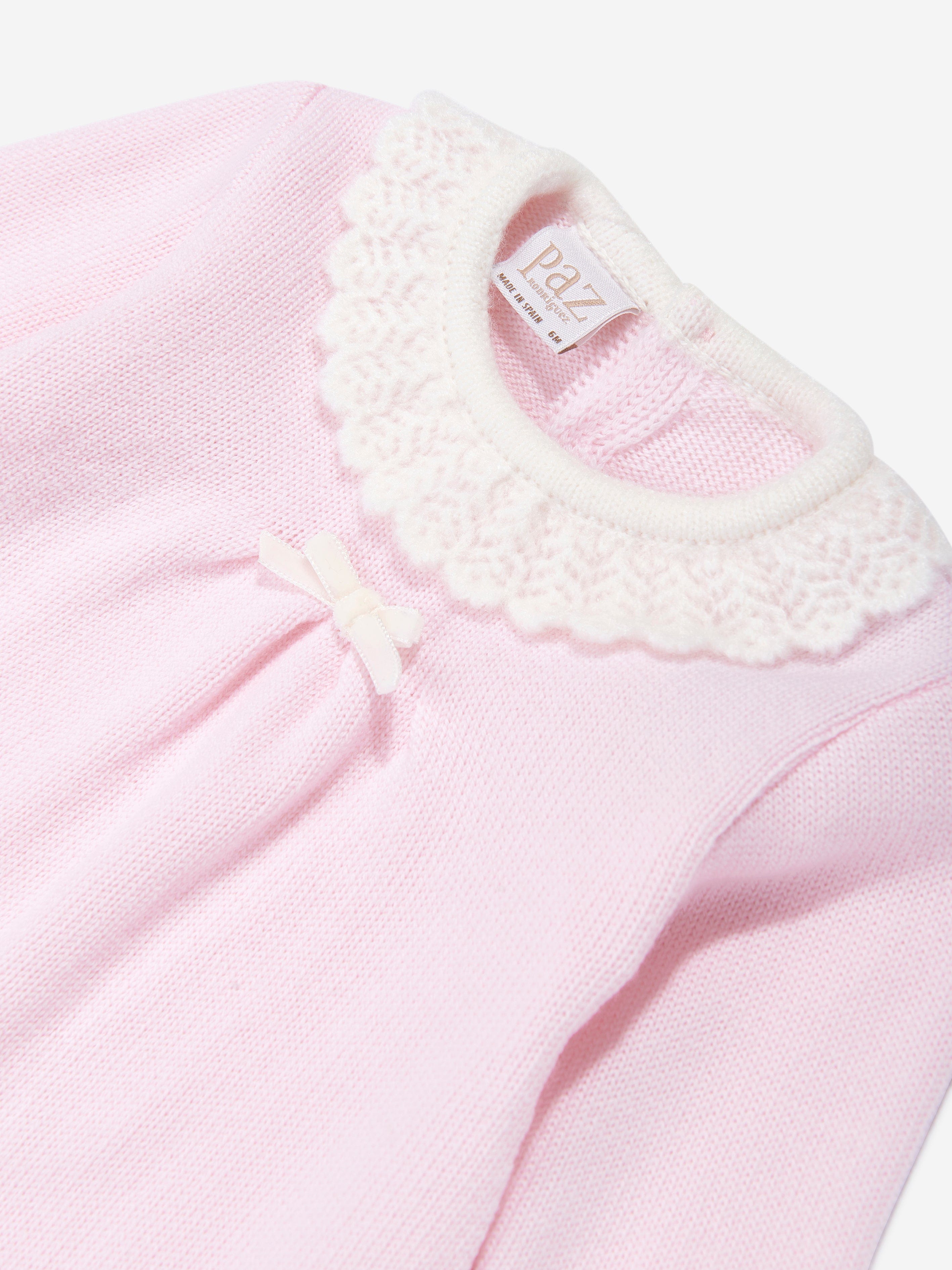 Baby Girls Knitted Dress in Pink