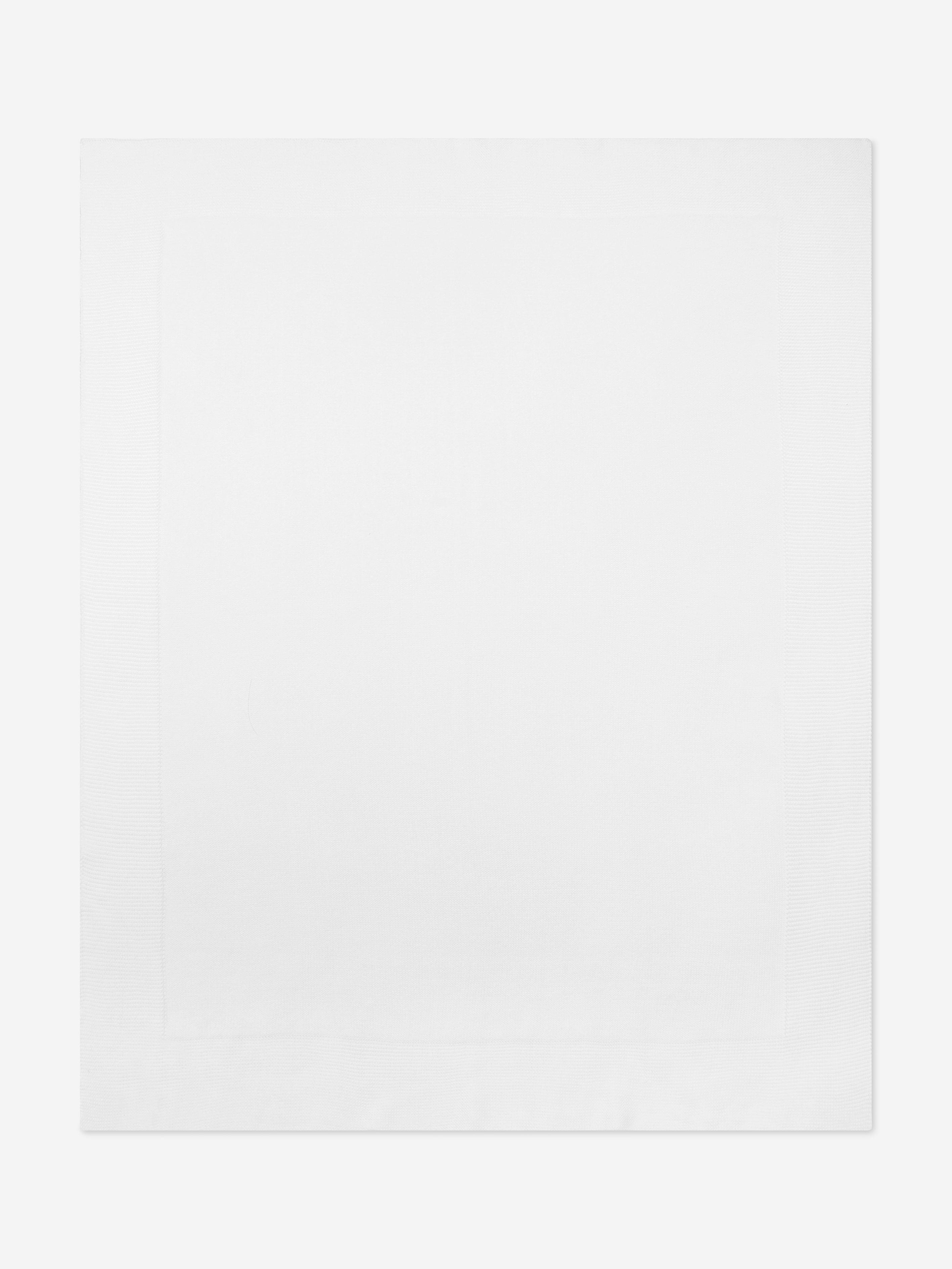 Paz Rodriguez Baby Blanket in White