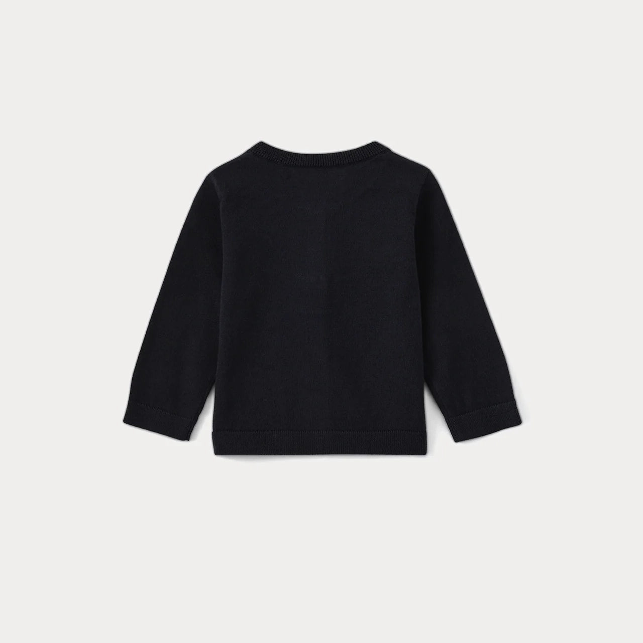 Baby Girls Navy Cotton Cardigan