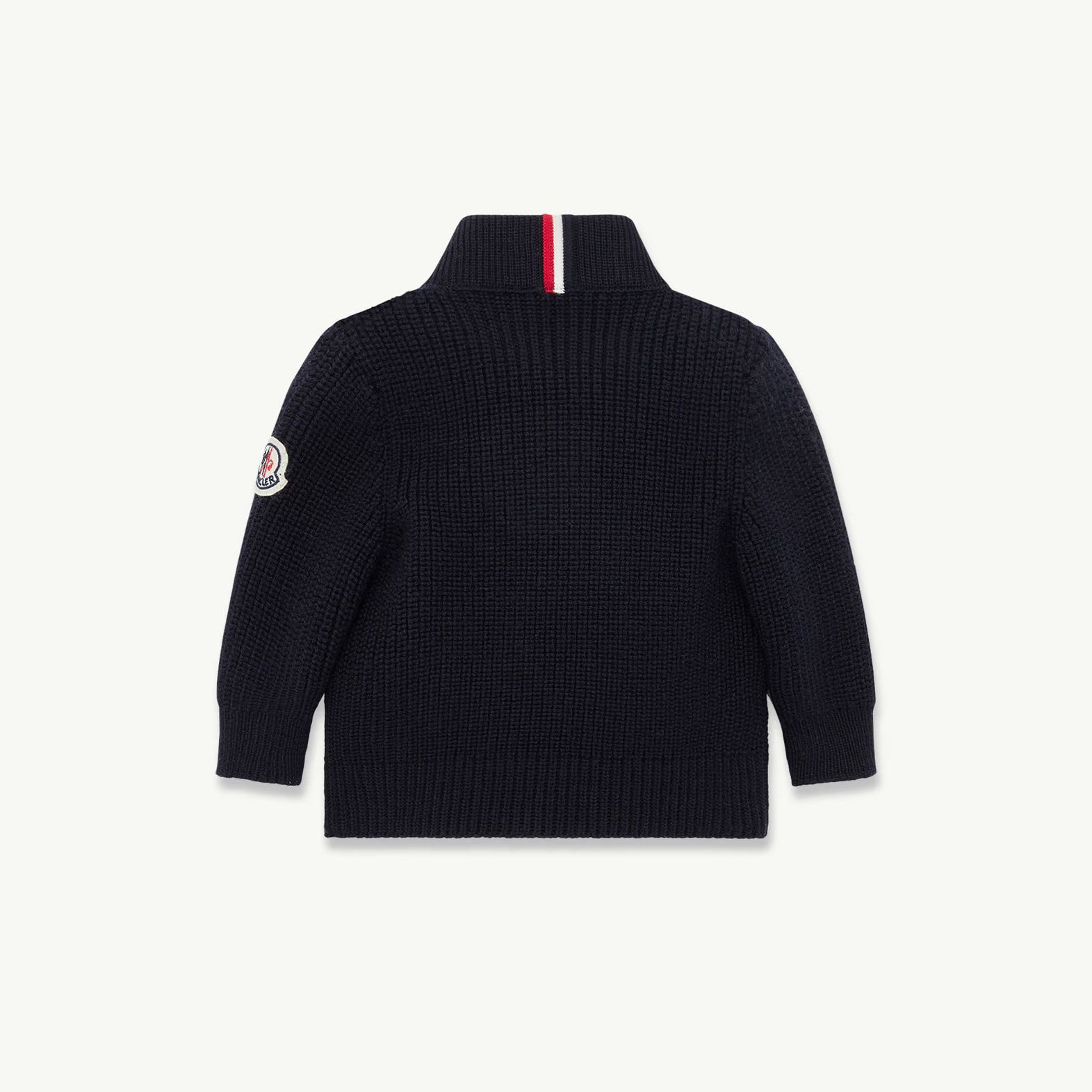 Baby Boys Navy Padded Down Zip-Up Top