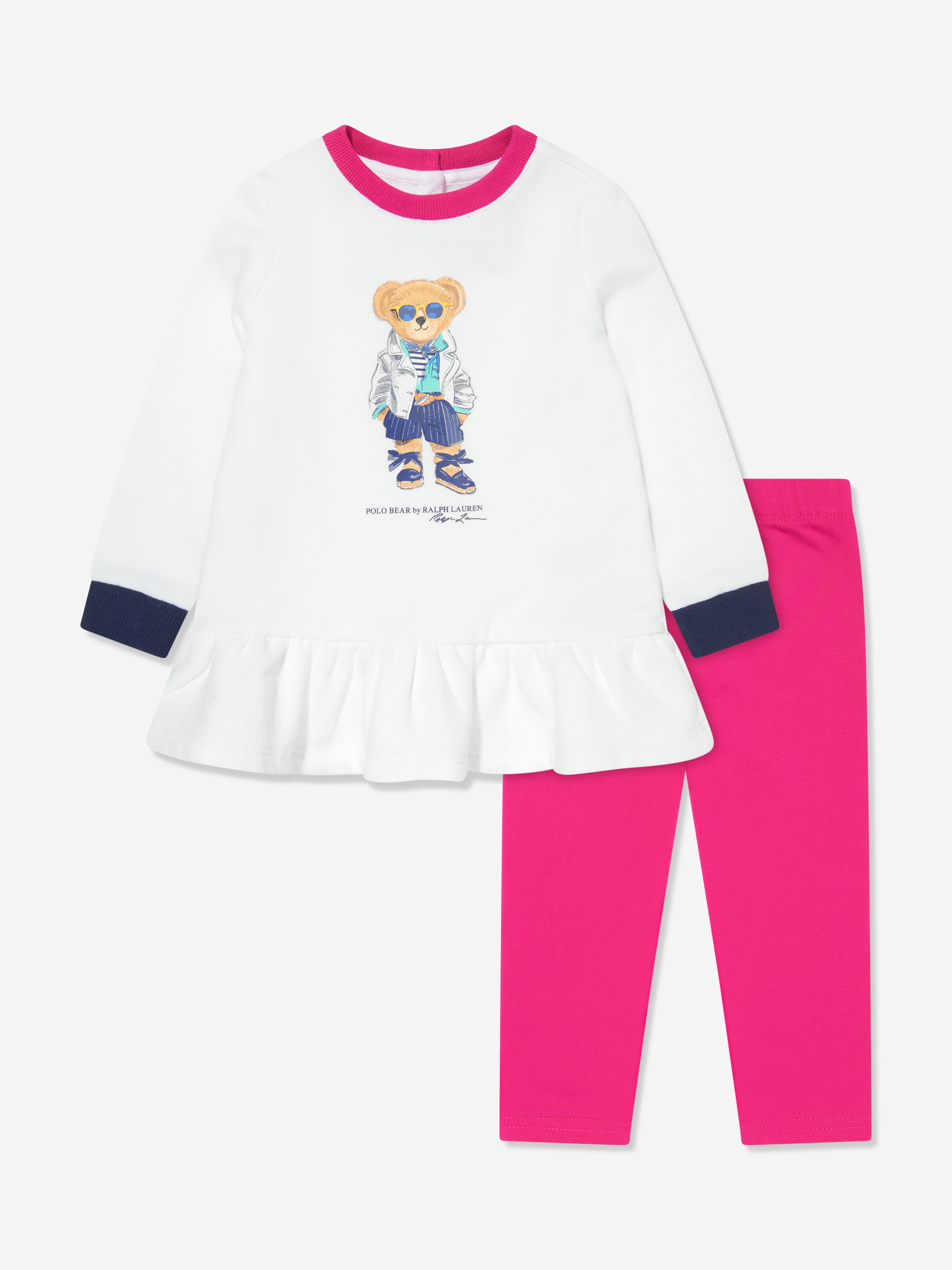 Baby Girls Leggings Set in Pink