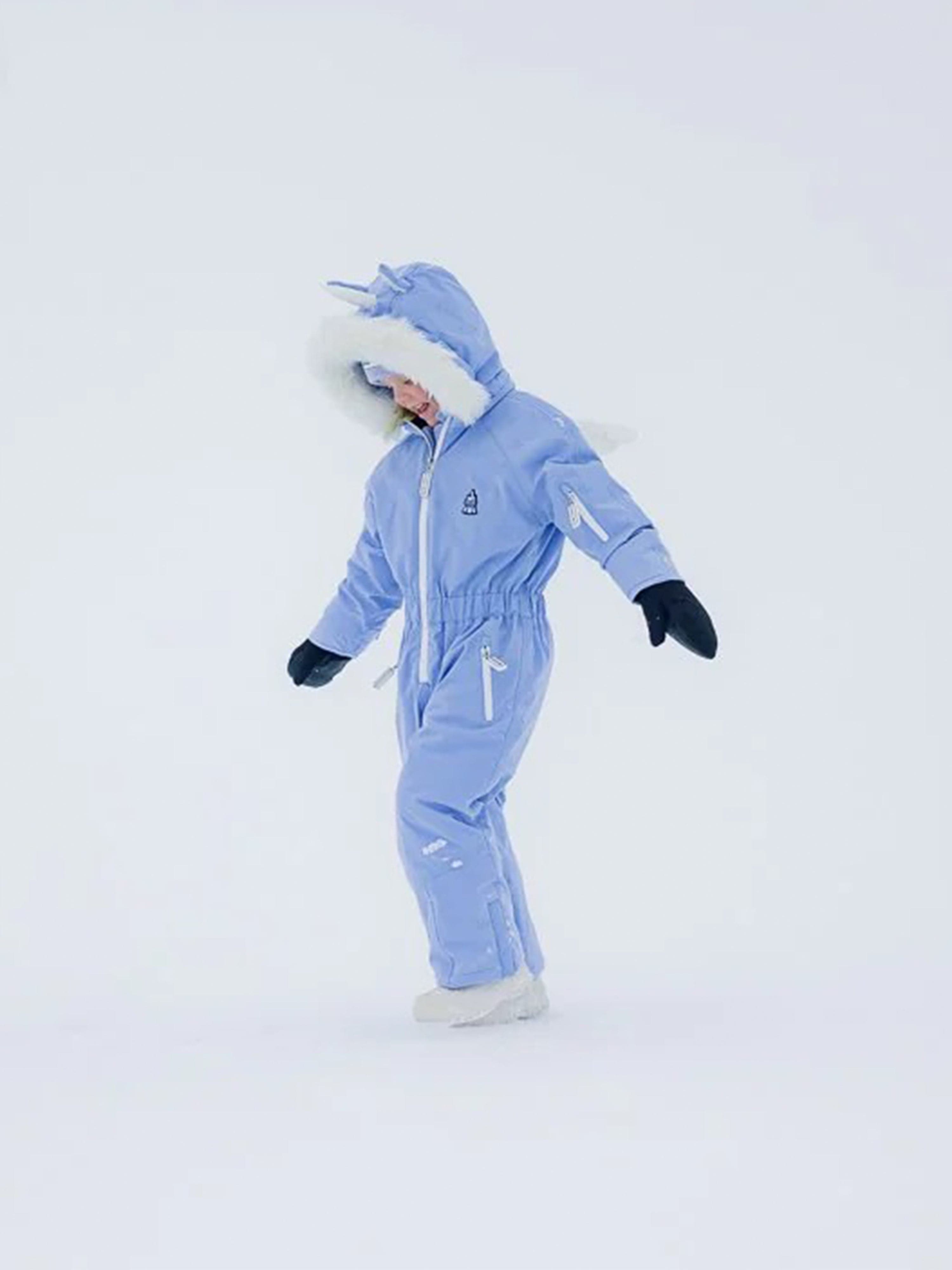 Roarsome Girls Sparkle The Unicorn Snowsuit in Purple
