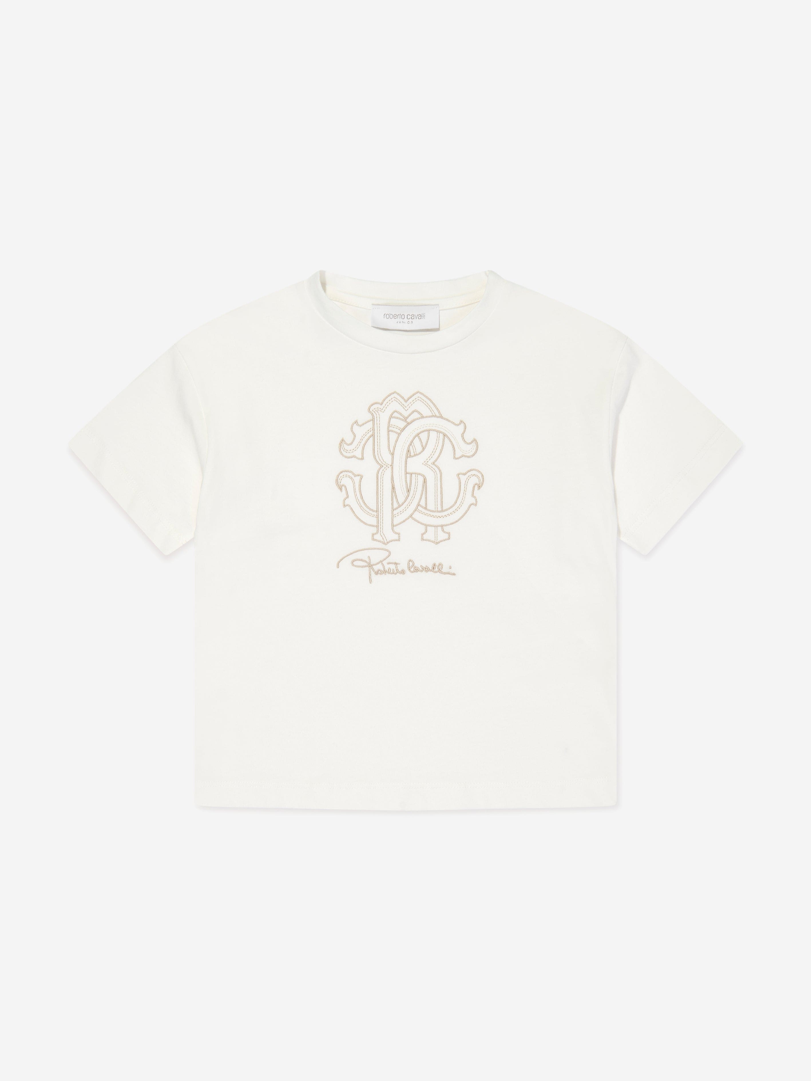 Girls RC Logo T-Shirt in White