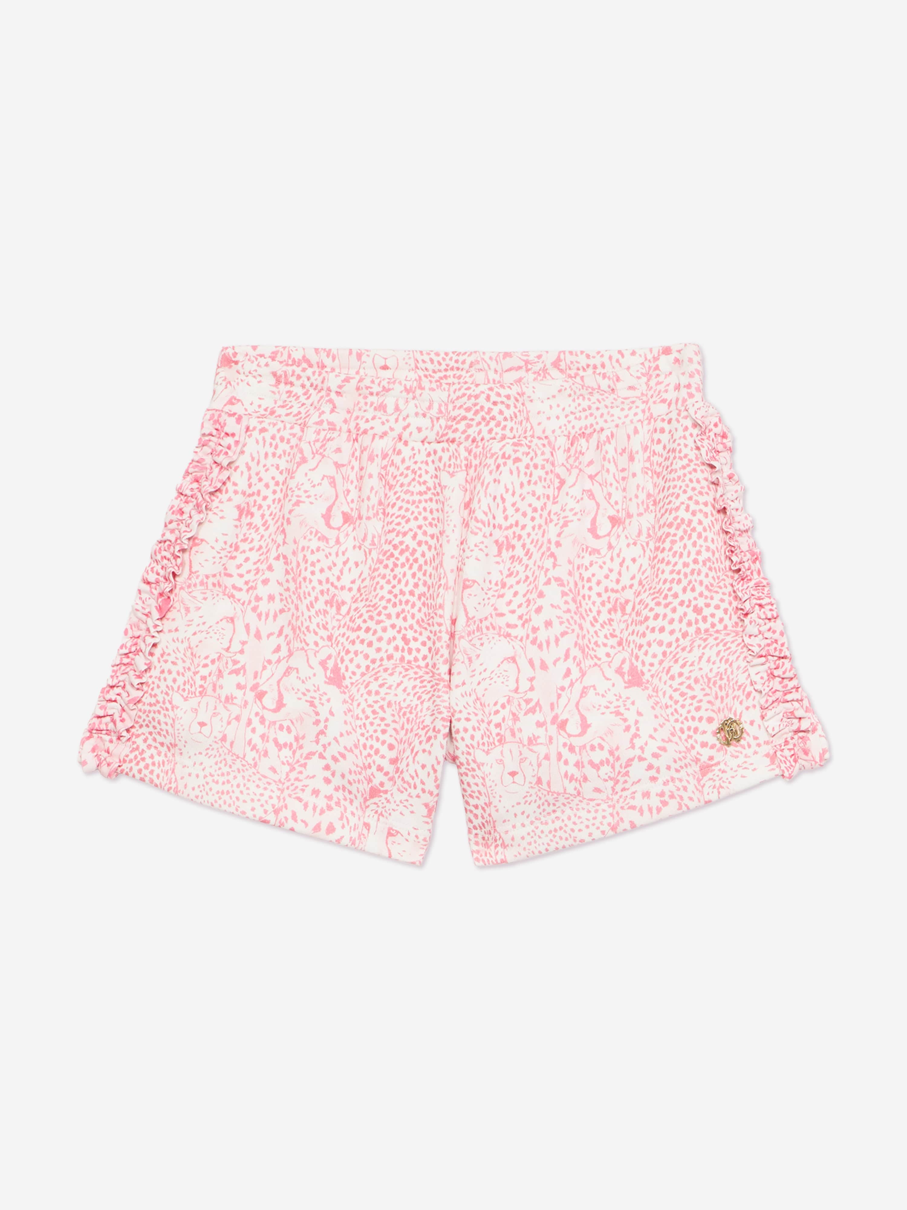Girls Branded Shorts in Pink