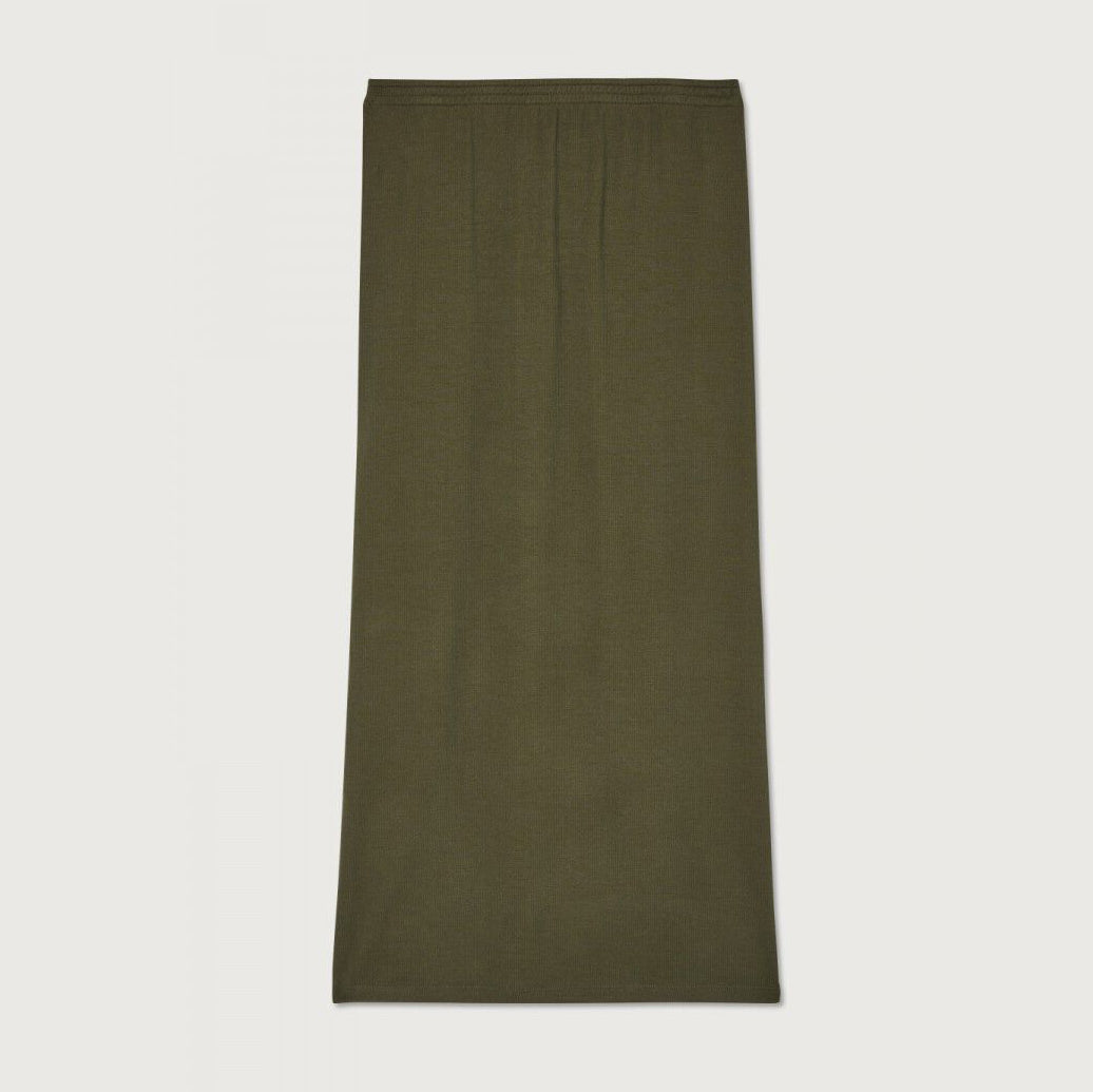 Girls Khaki Cotton Skirt