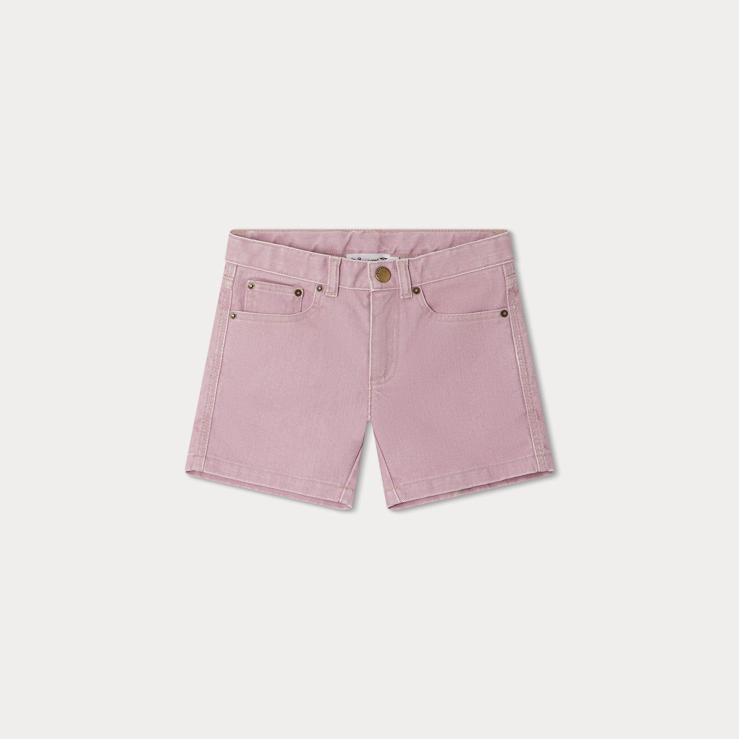 Girls Lilac Cotton Shorts