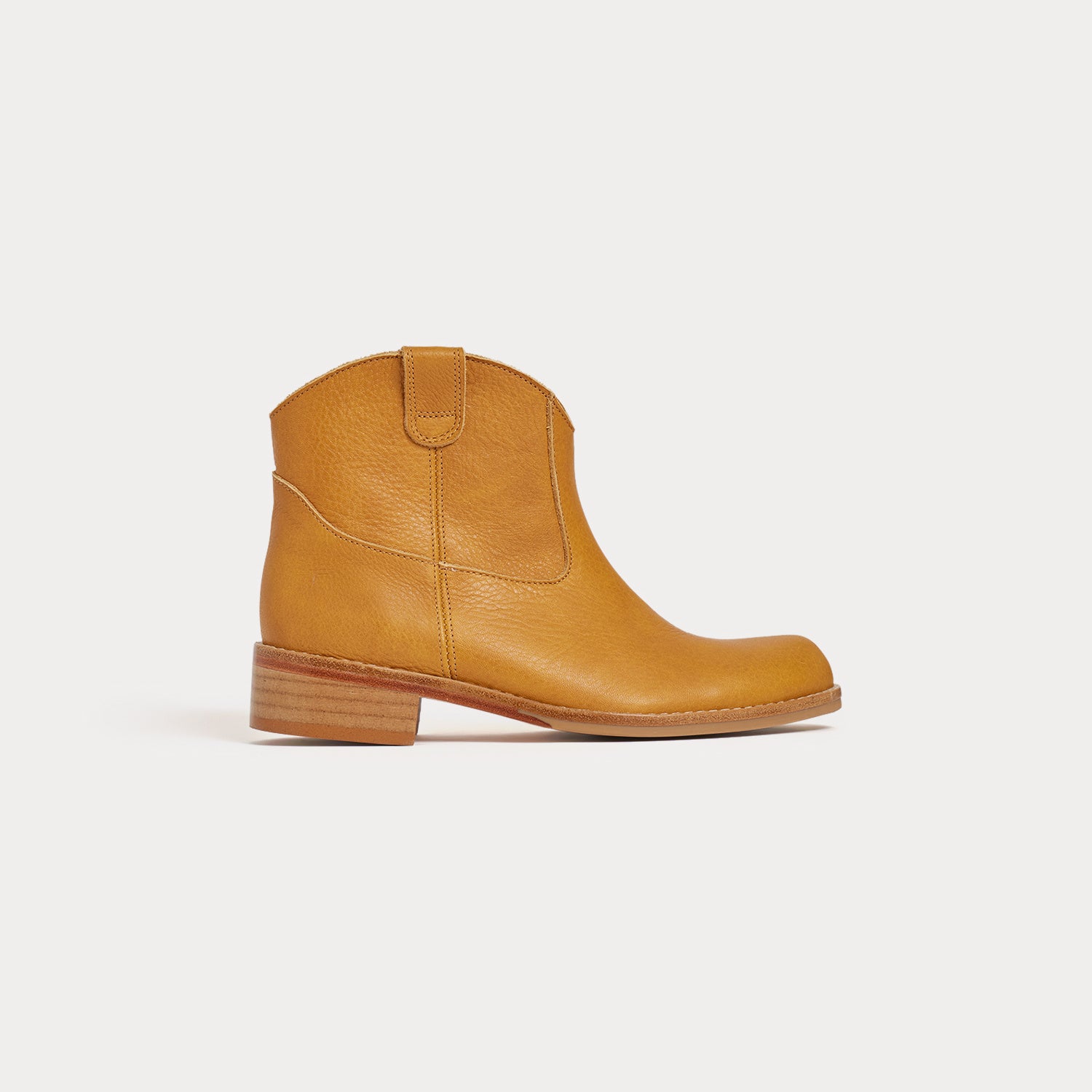 Girls Light Brown Short Boots
