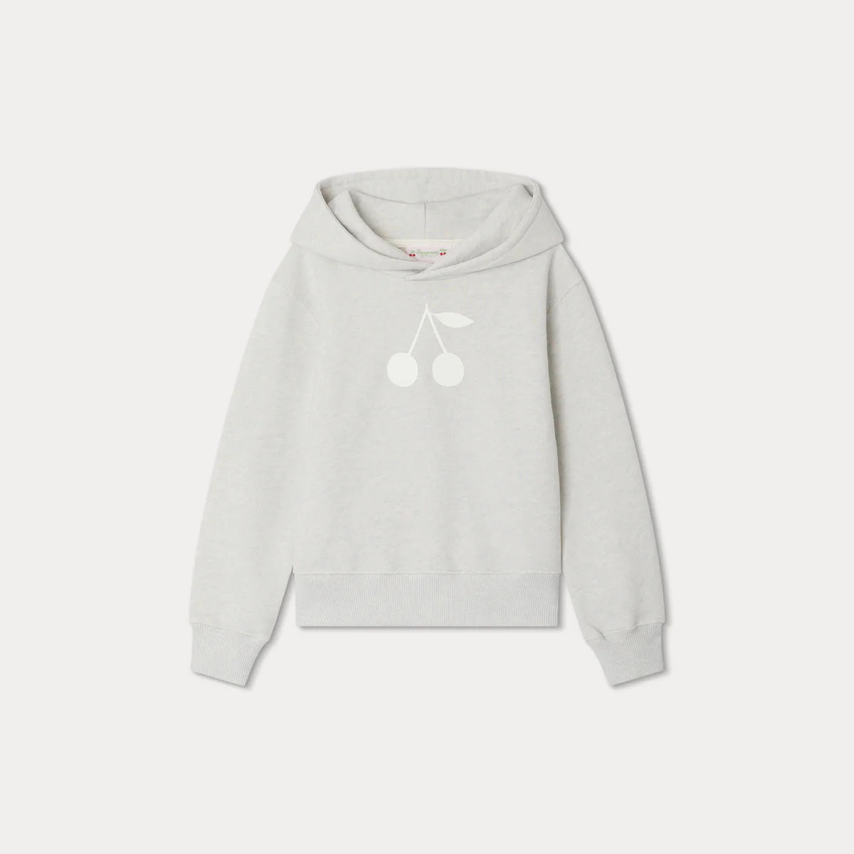 Girls Grey Logo Hooded Sweatshirt