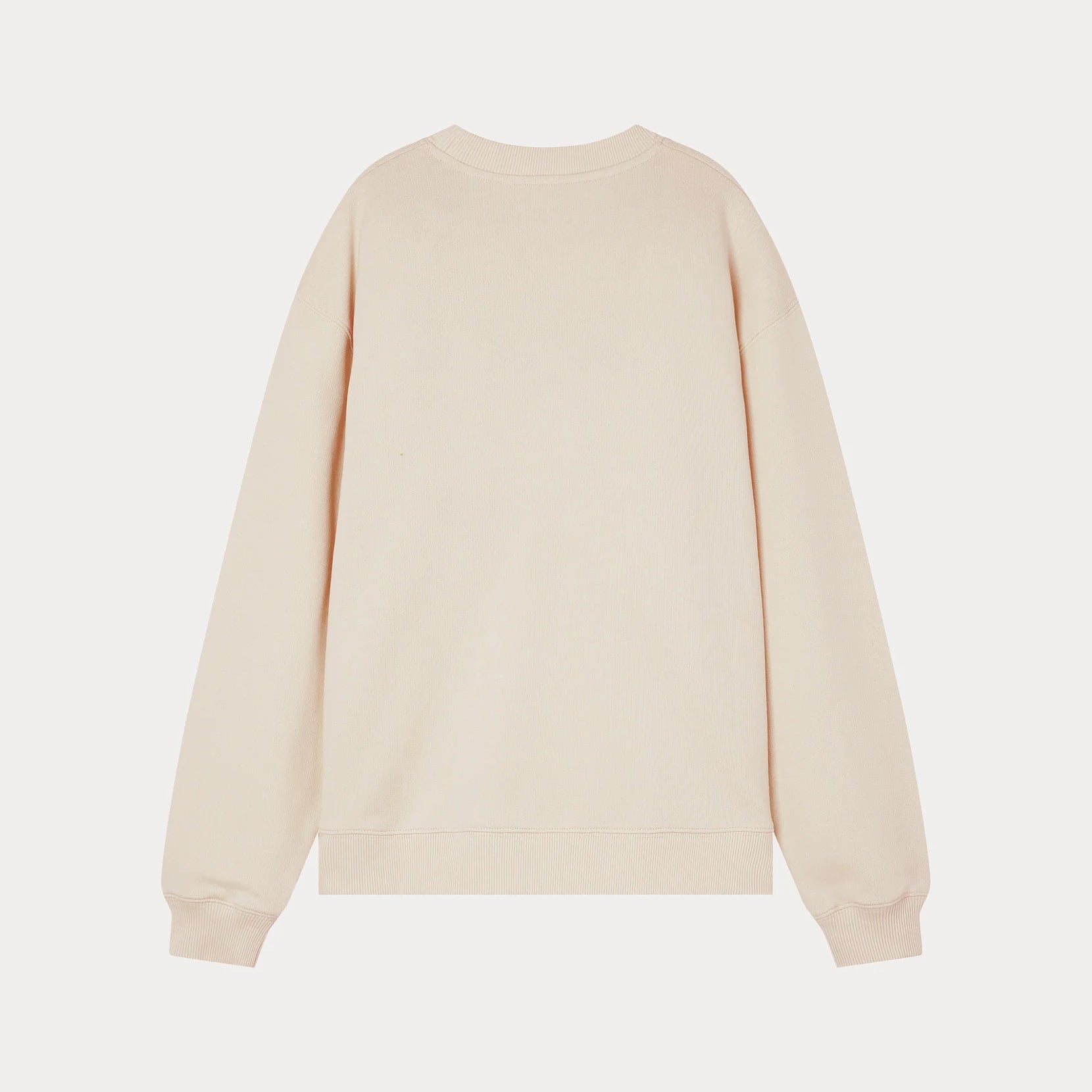 Girls White Logo Cotton Sweatshirt