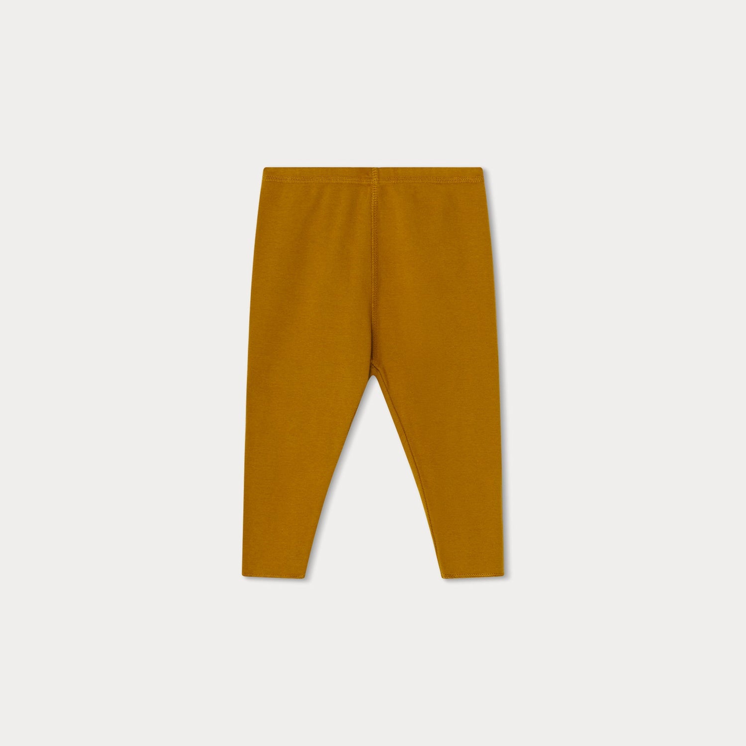 Baby Girls Brown Cotton Leggings