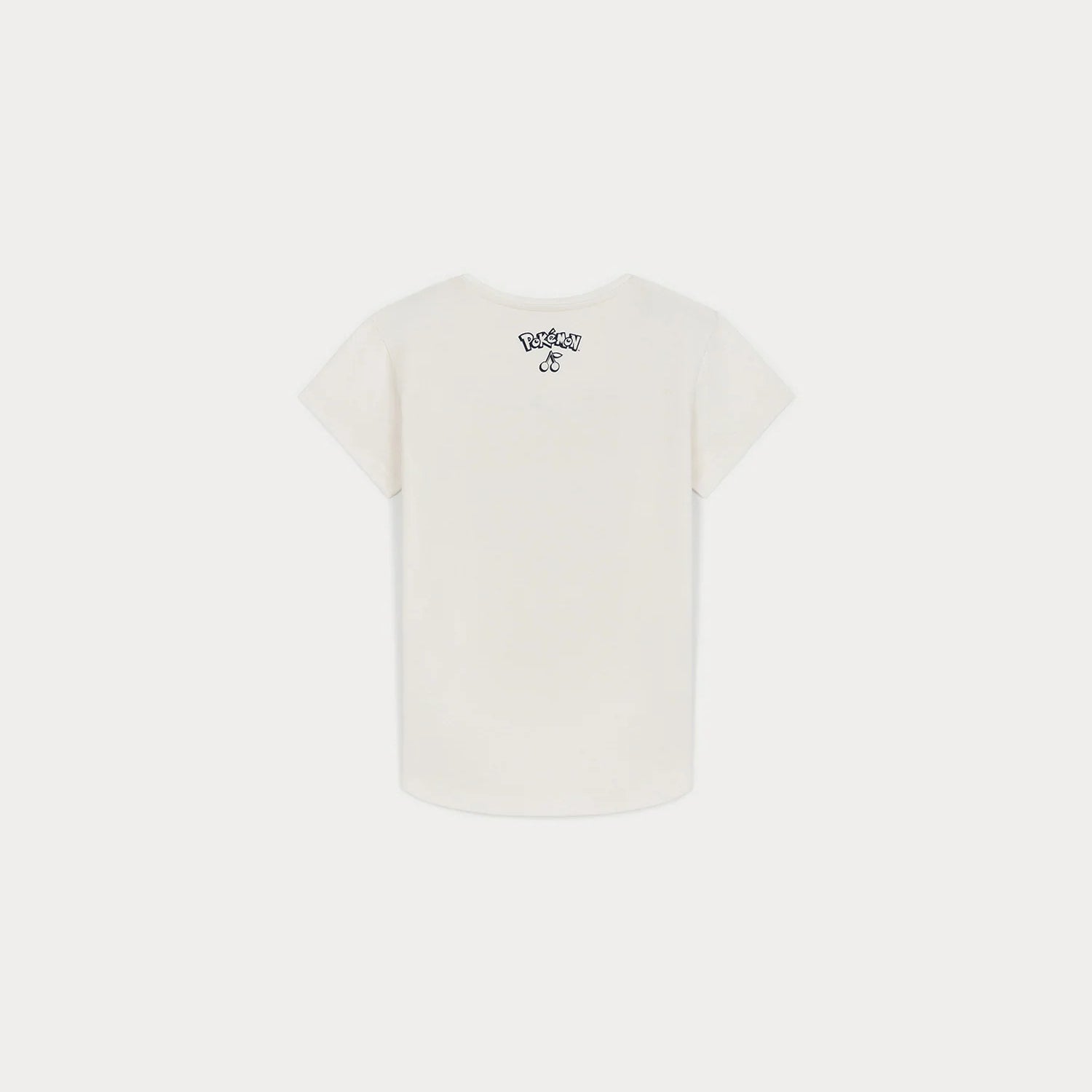 Girls White Cotton T-Shirt