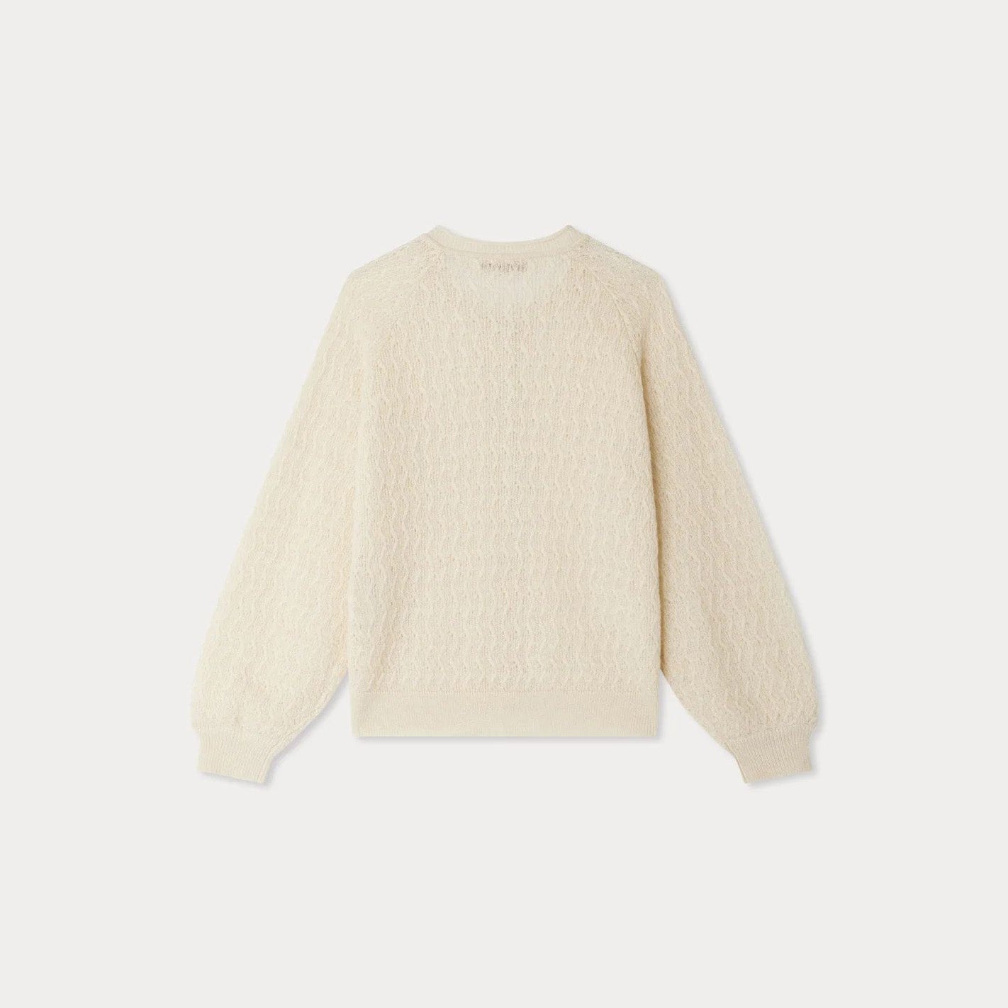 Girls White Knit Cardigan