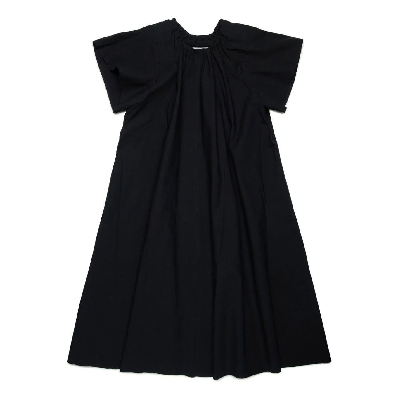 Girls Black Cotton Dress