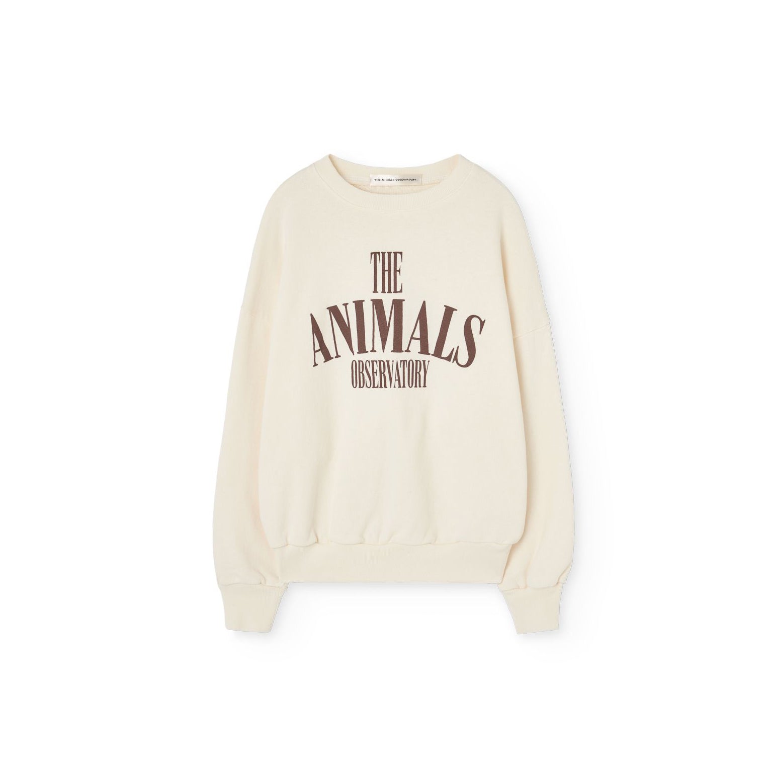 Boys & Girls White Logo Cotton Sweatshirt
