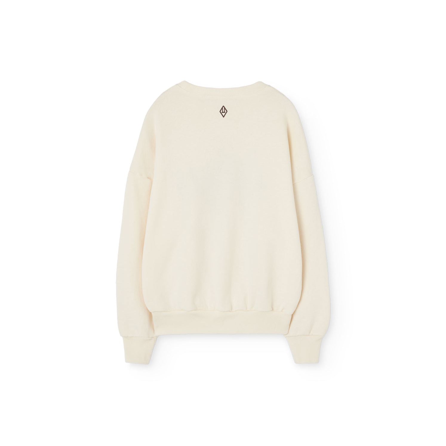 Boys & Girls White Logo Cotton Sweatshirt