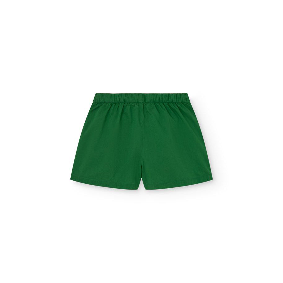 Boys & Girls Green Cotton Shorts