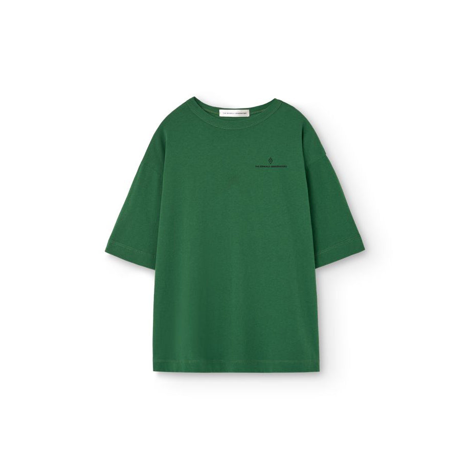 Boys & Girls Green Cotton T-Shirt