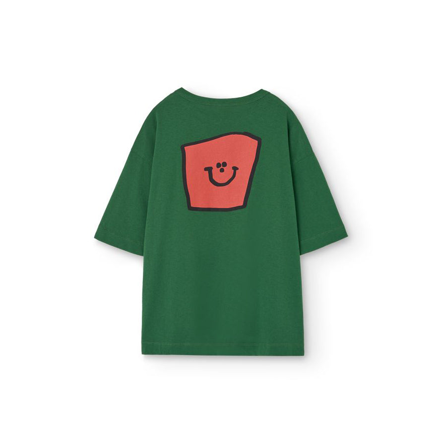 Boys & Girls Green Cotton T-Shirt