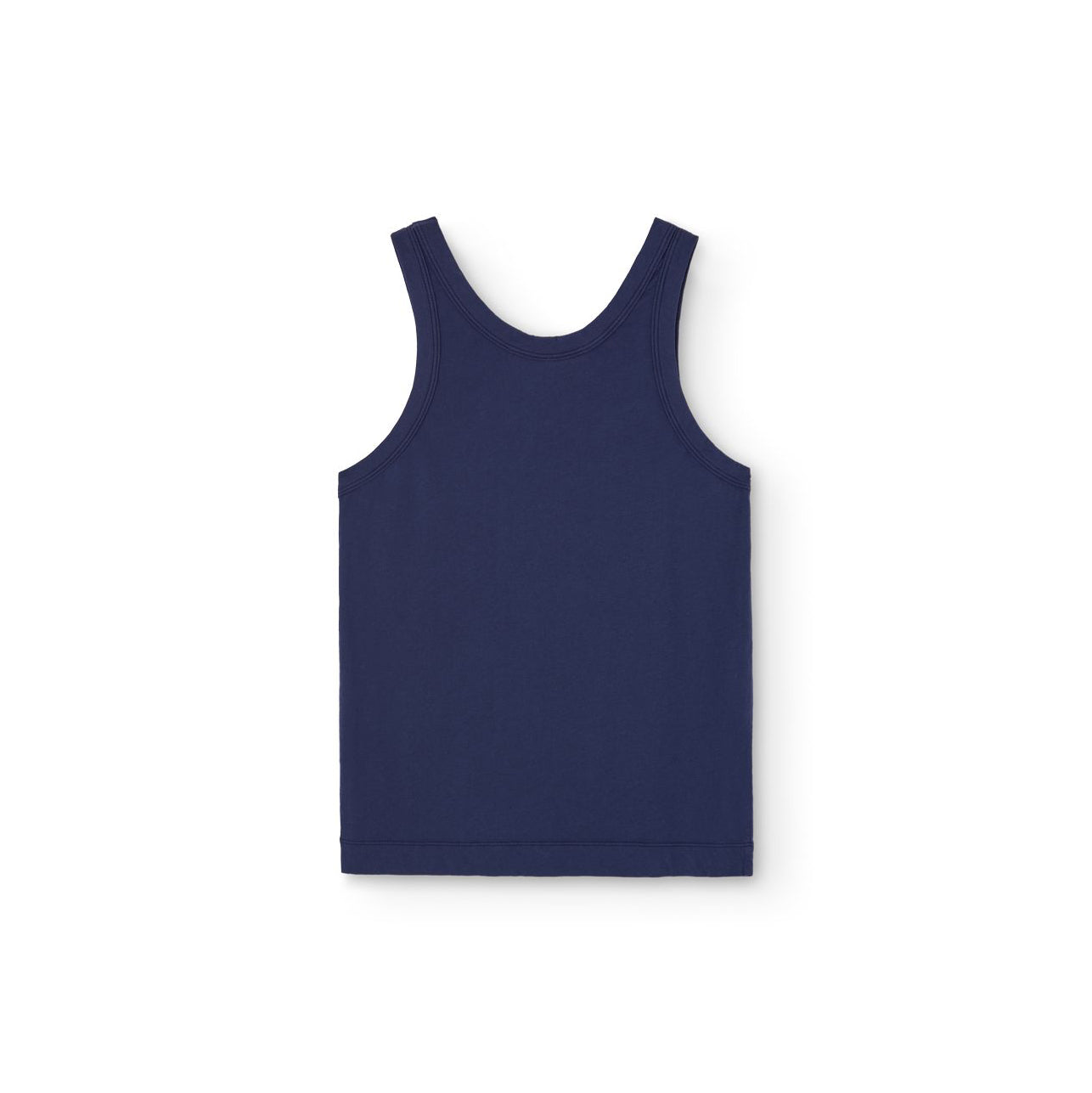 Boys & Girls Dark Blue Logo Cotton Vest
