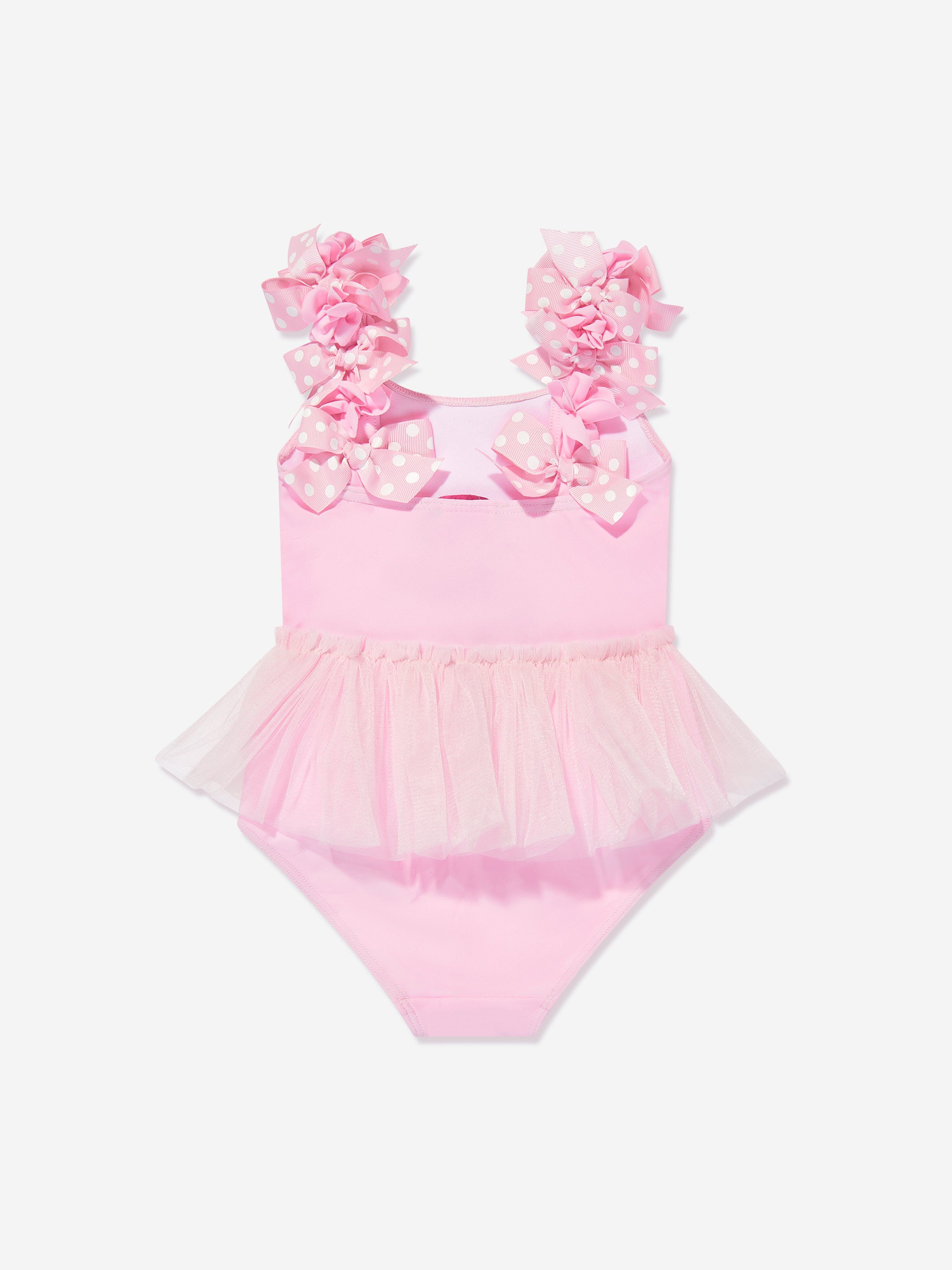 Selini Action Girls Tutu Swimsuit in Pink