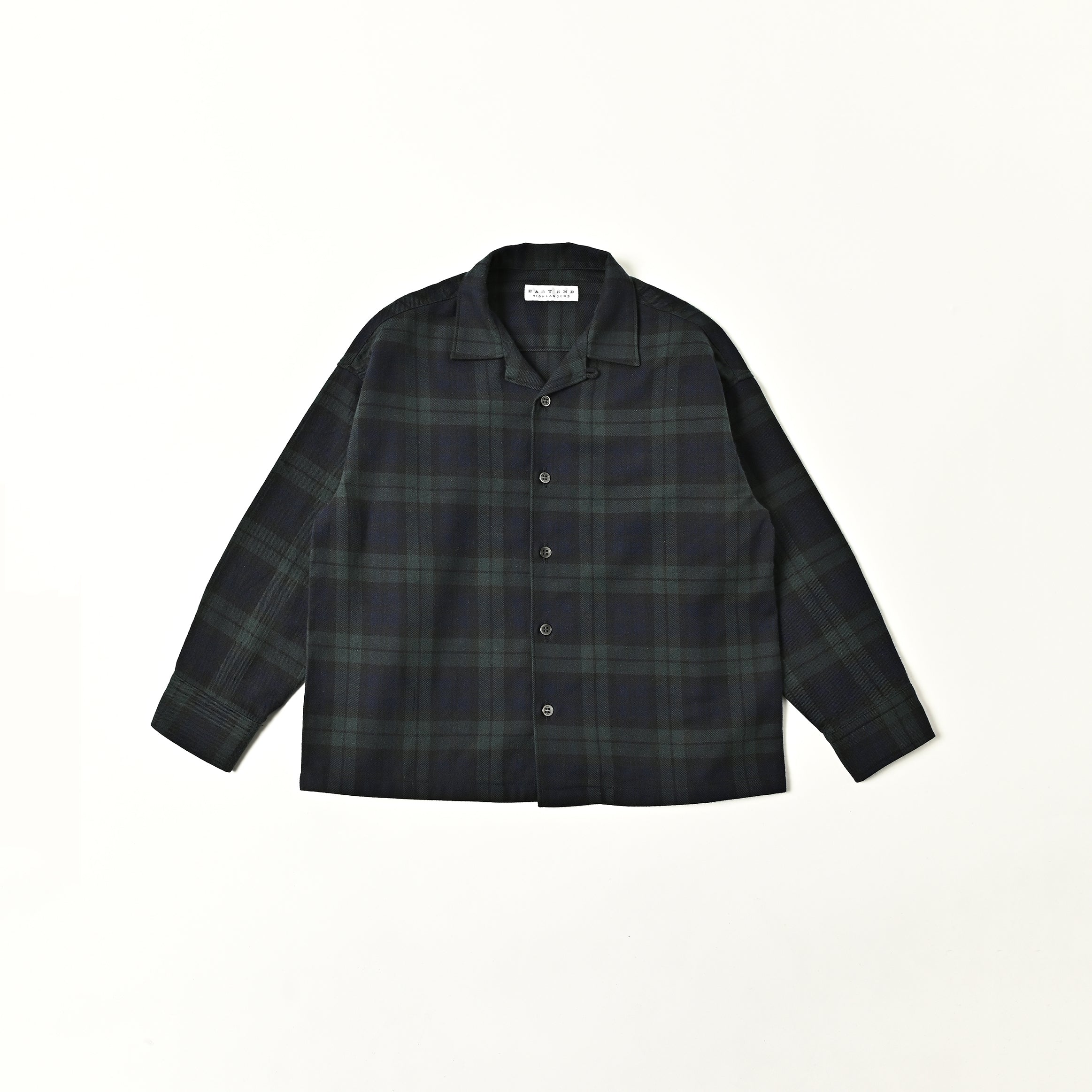 Boys & Girls Green Check Cotton Shirt