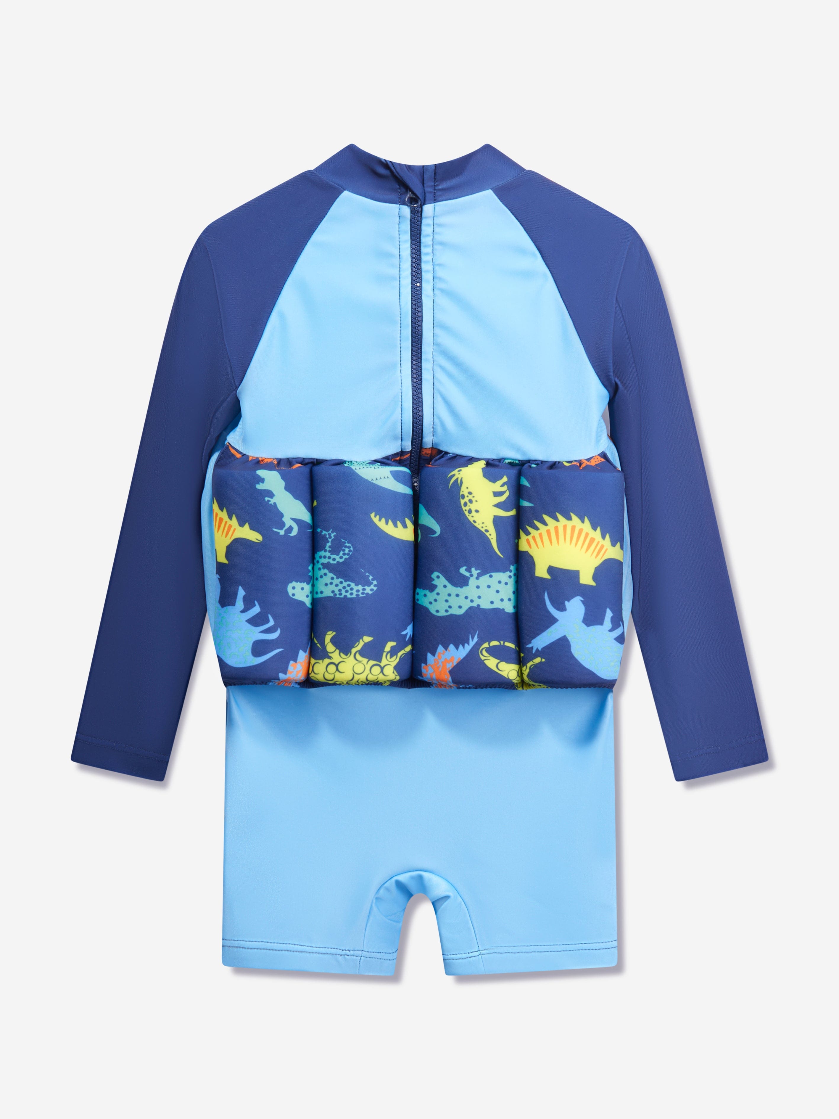 Soli Swim Baby Boys Float Suit (UPF50+) in Blue