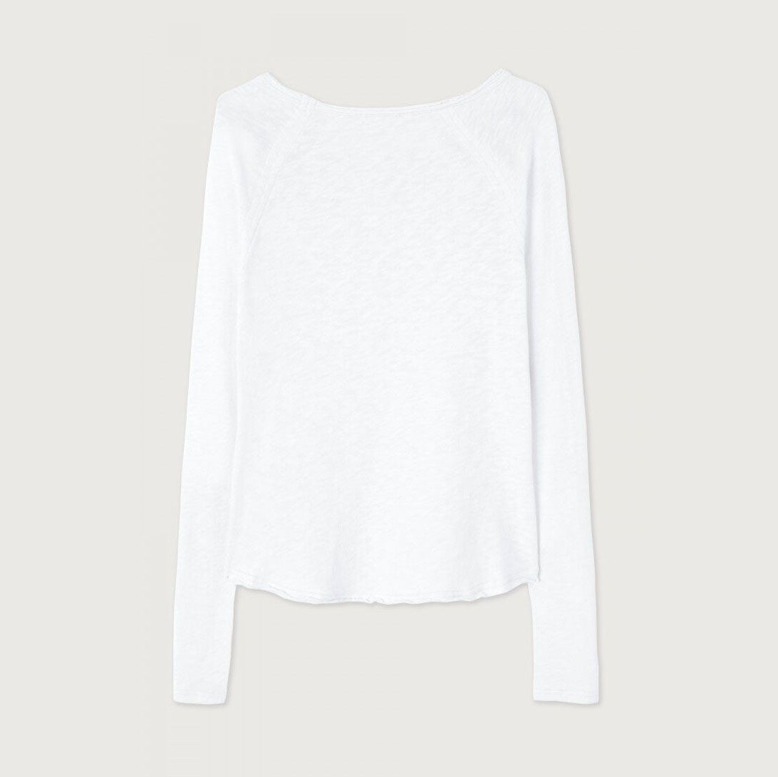 Women White Cotton T-Shirt