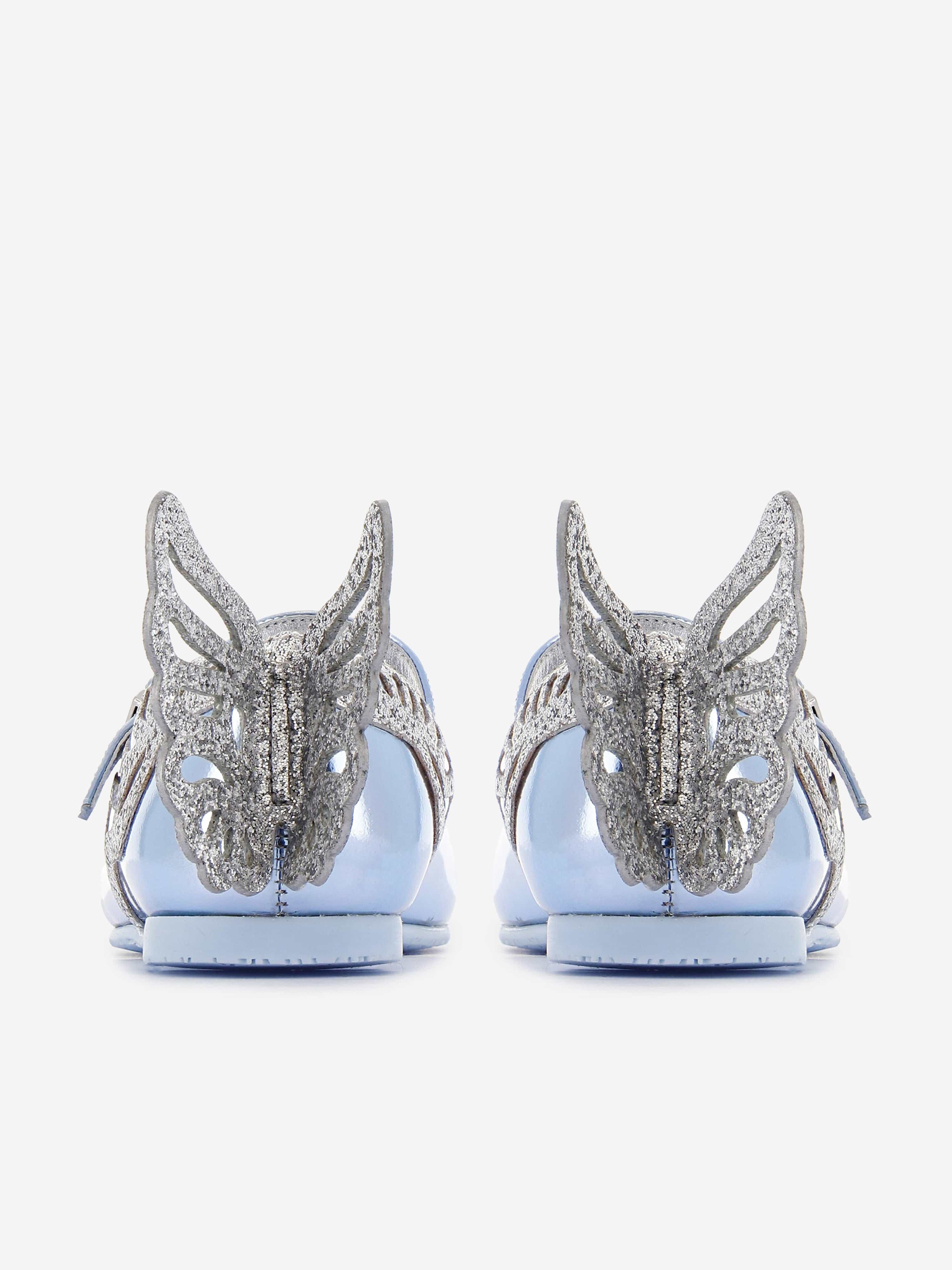 Sophia Webster Girls Heavenly Flat in Blue