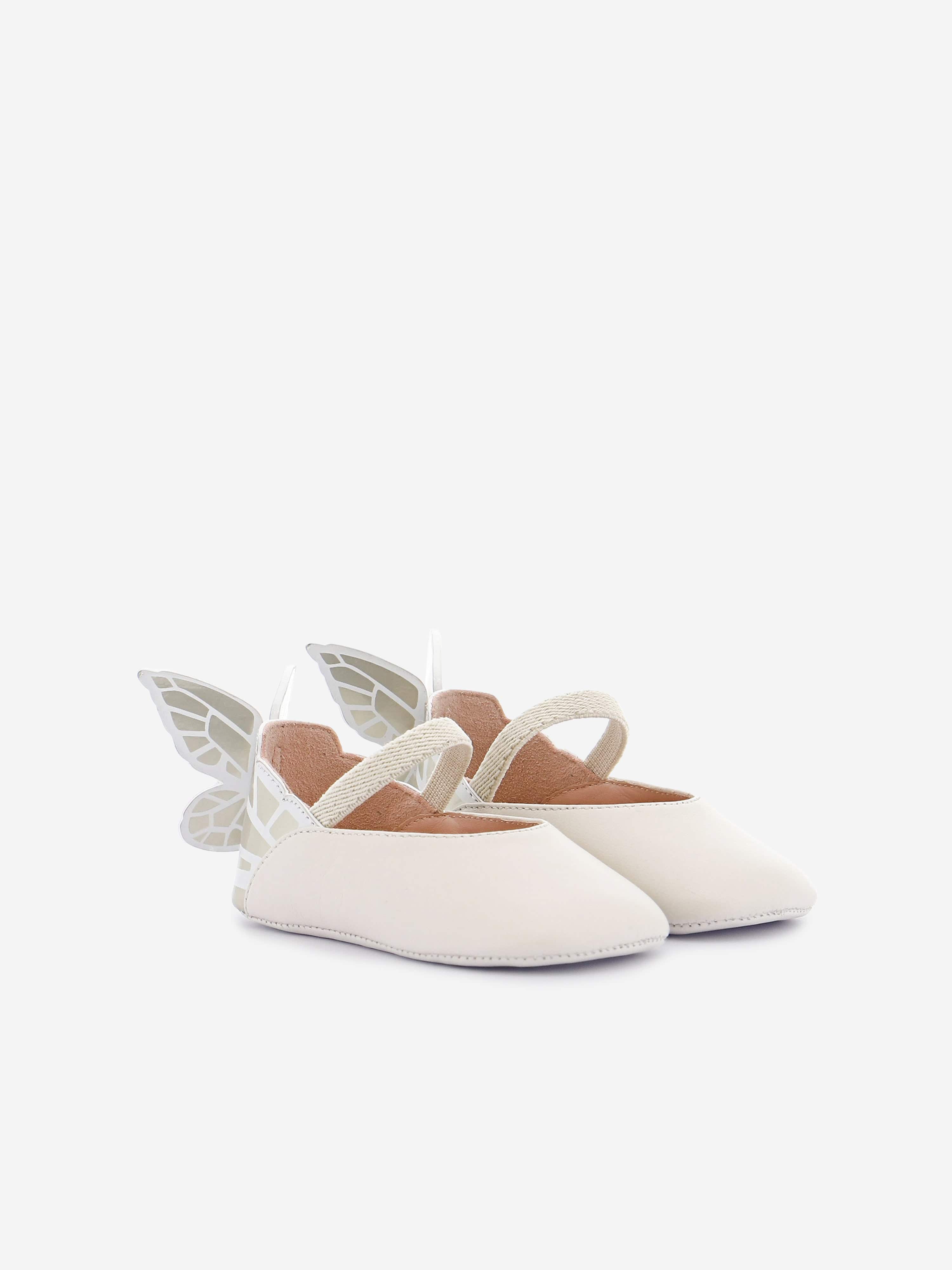 Sophia Webster Baby Girls Chiara Flat in White