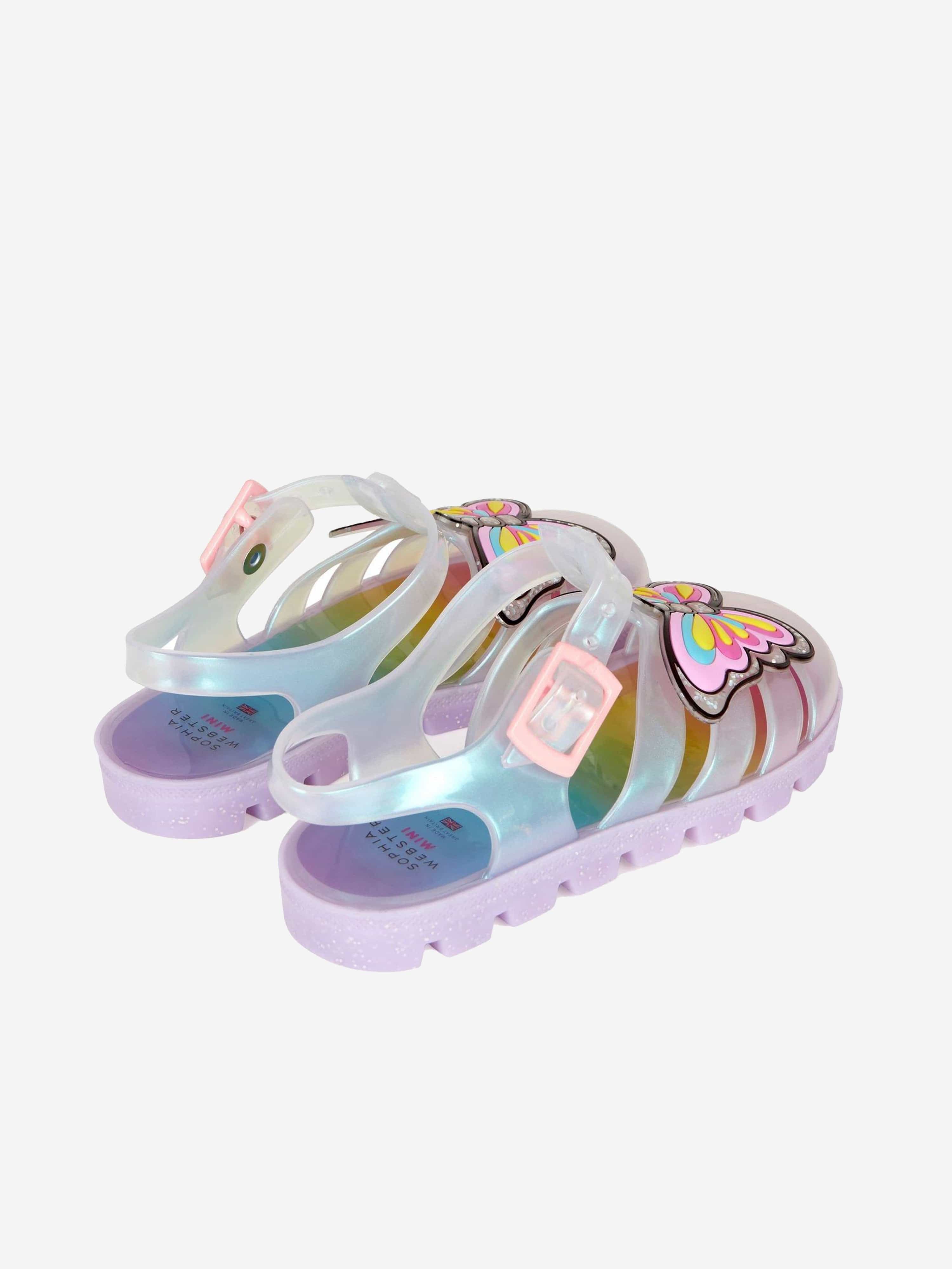 Sophia Webster Girls PVC Unicorn Jelly Sandals