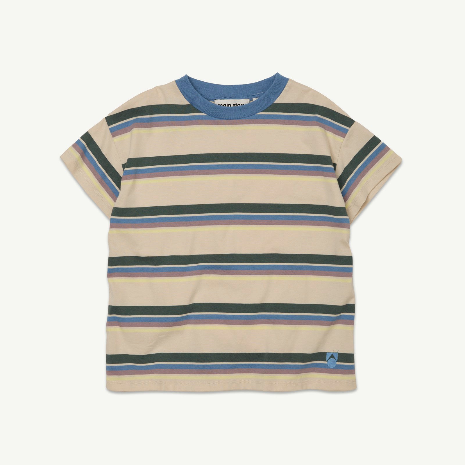 Boys & Girls Ivory Stripe Cotton T-Shirt