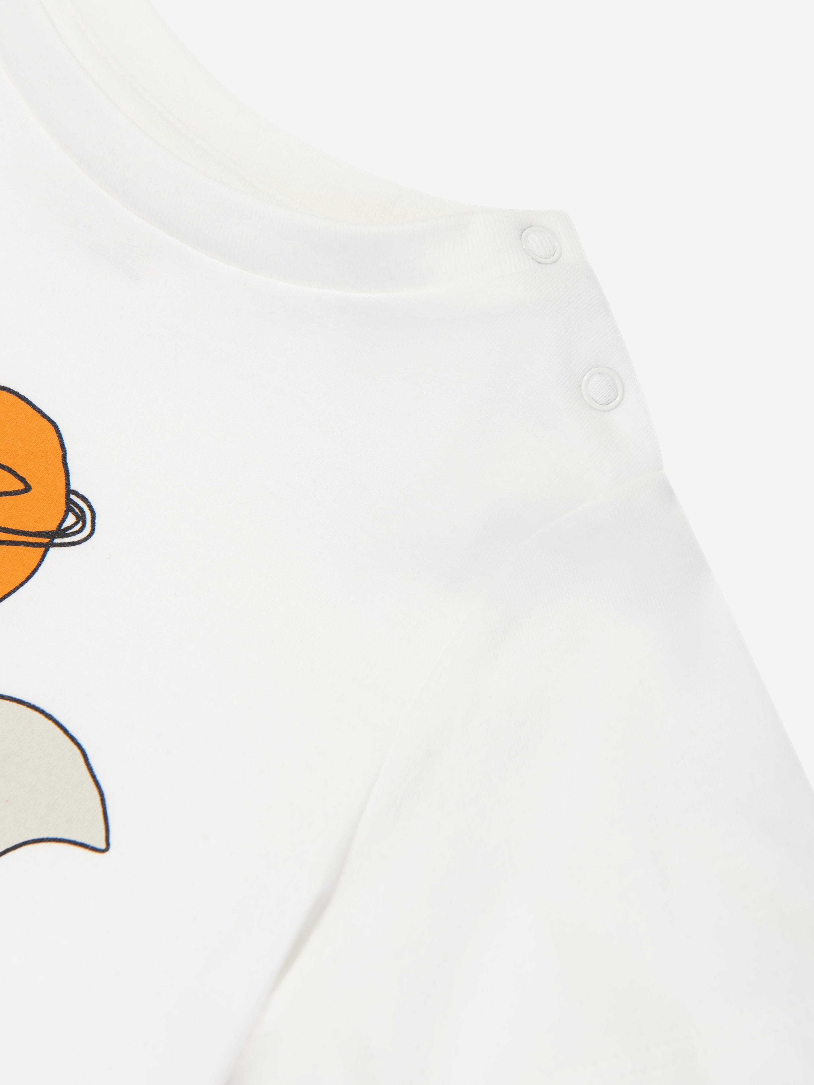 Stella McCartney Baby Boys Outer Here T-Shirt in Ivory
