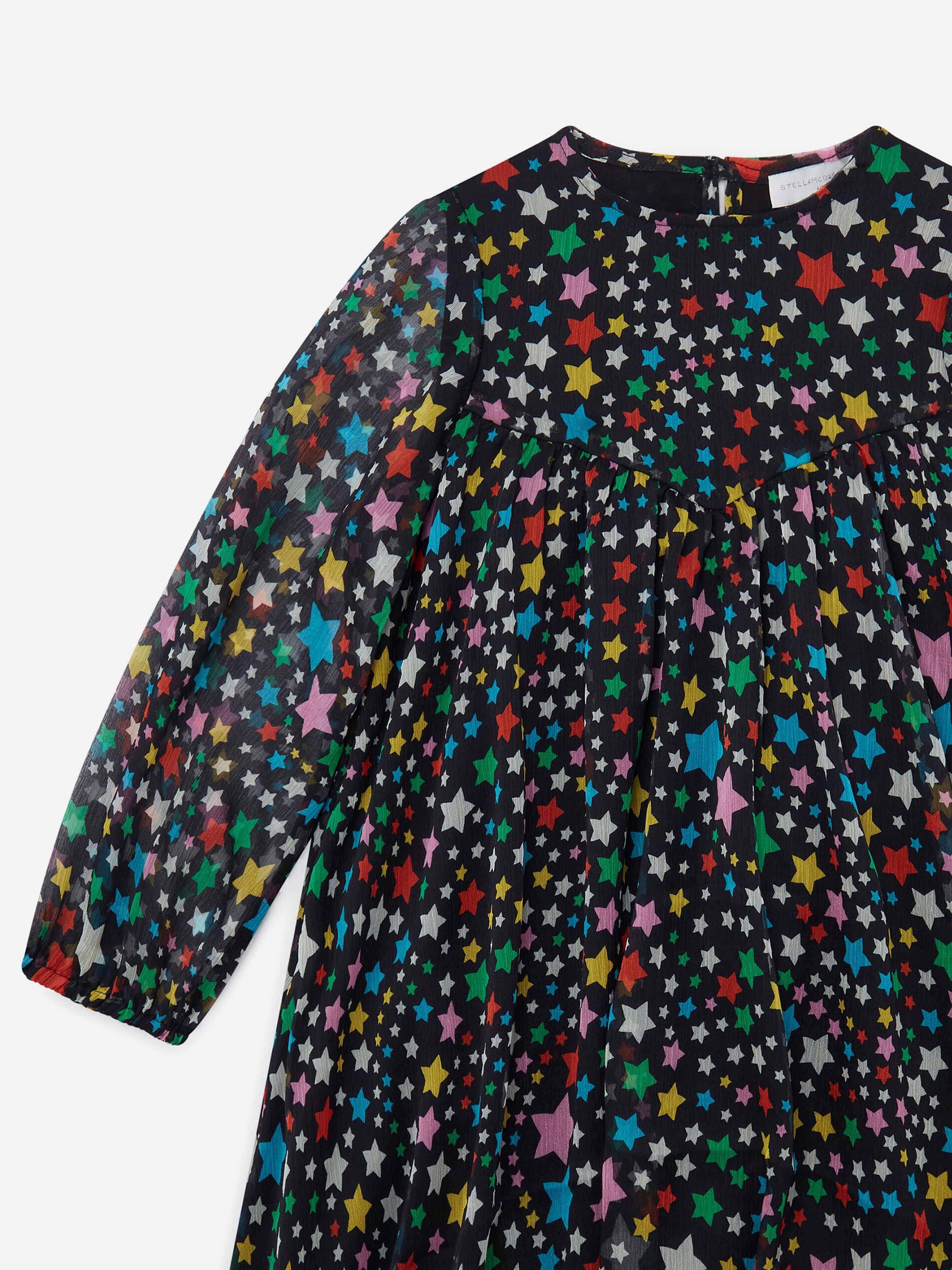 Stella McCartney Girls Star Dress in Black