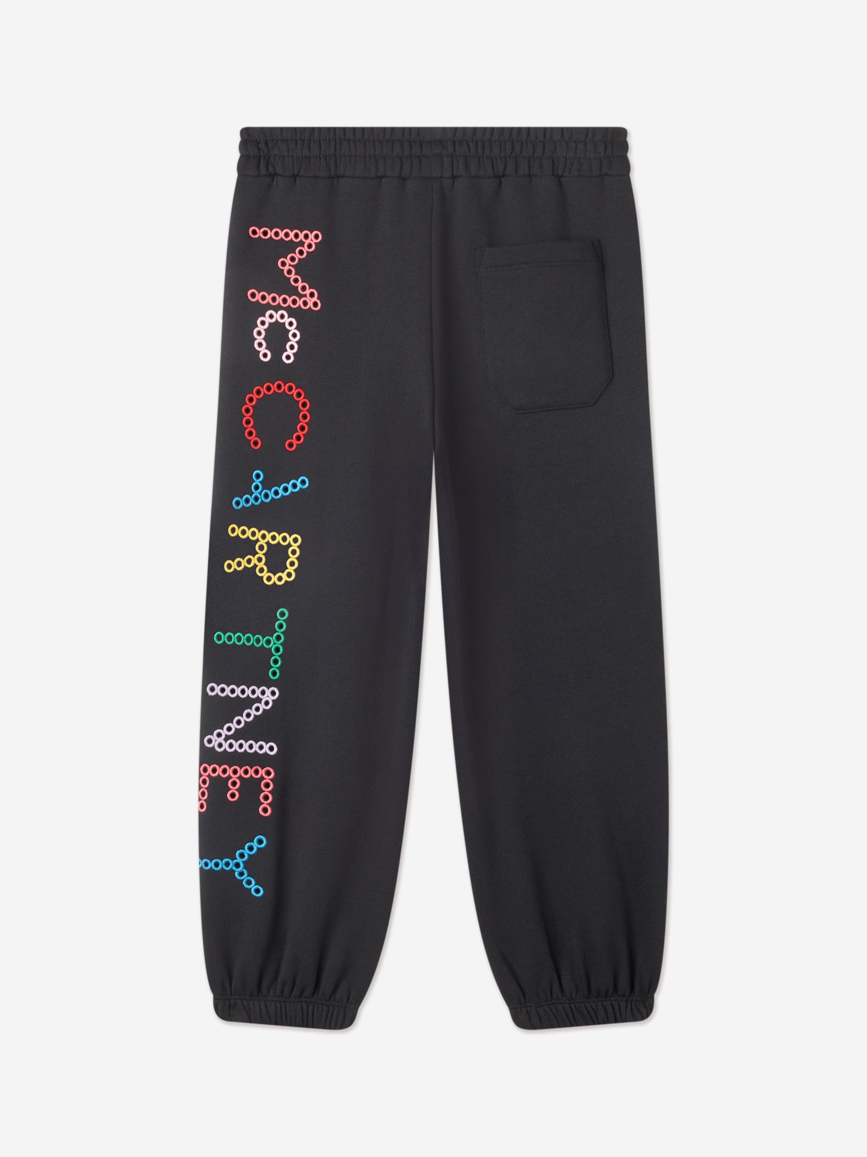 Stella McCartney Girls Logo Joggers in Black