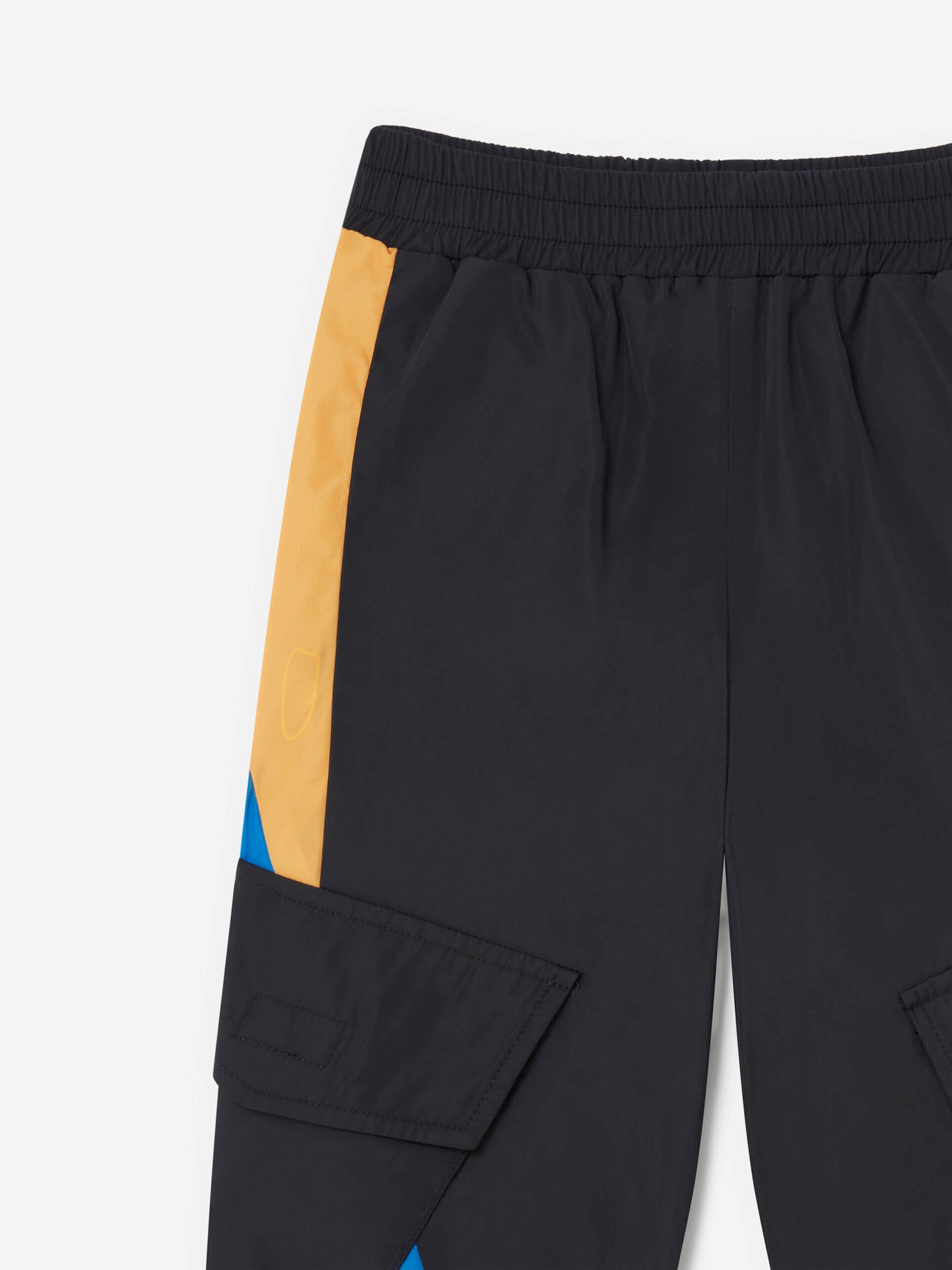Stella McCartney Boys Cargo Trousers in Black