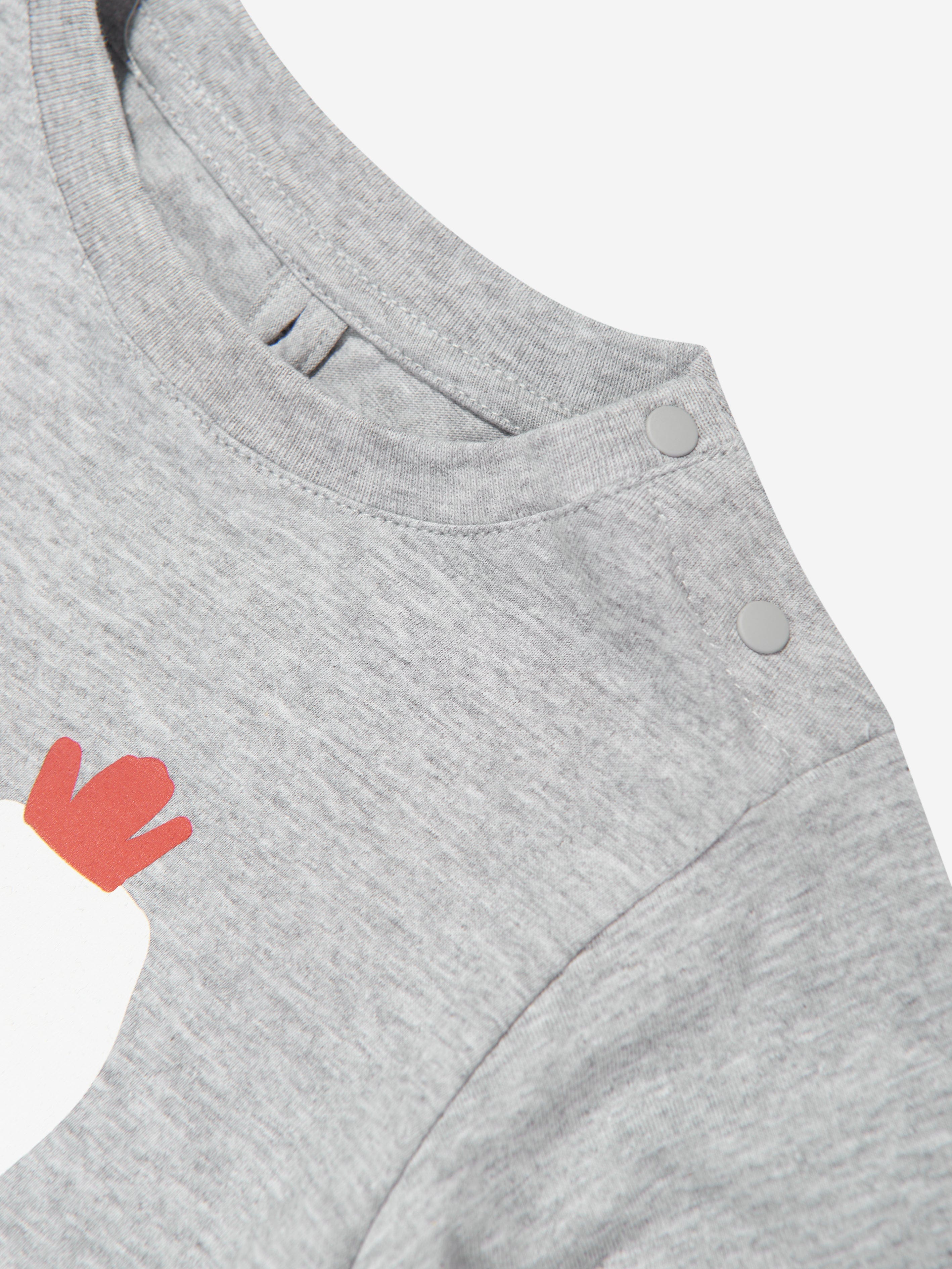 Stella McCartney Baby Animals T-Shirt in Grey