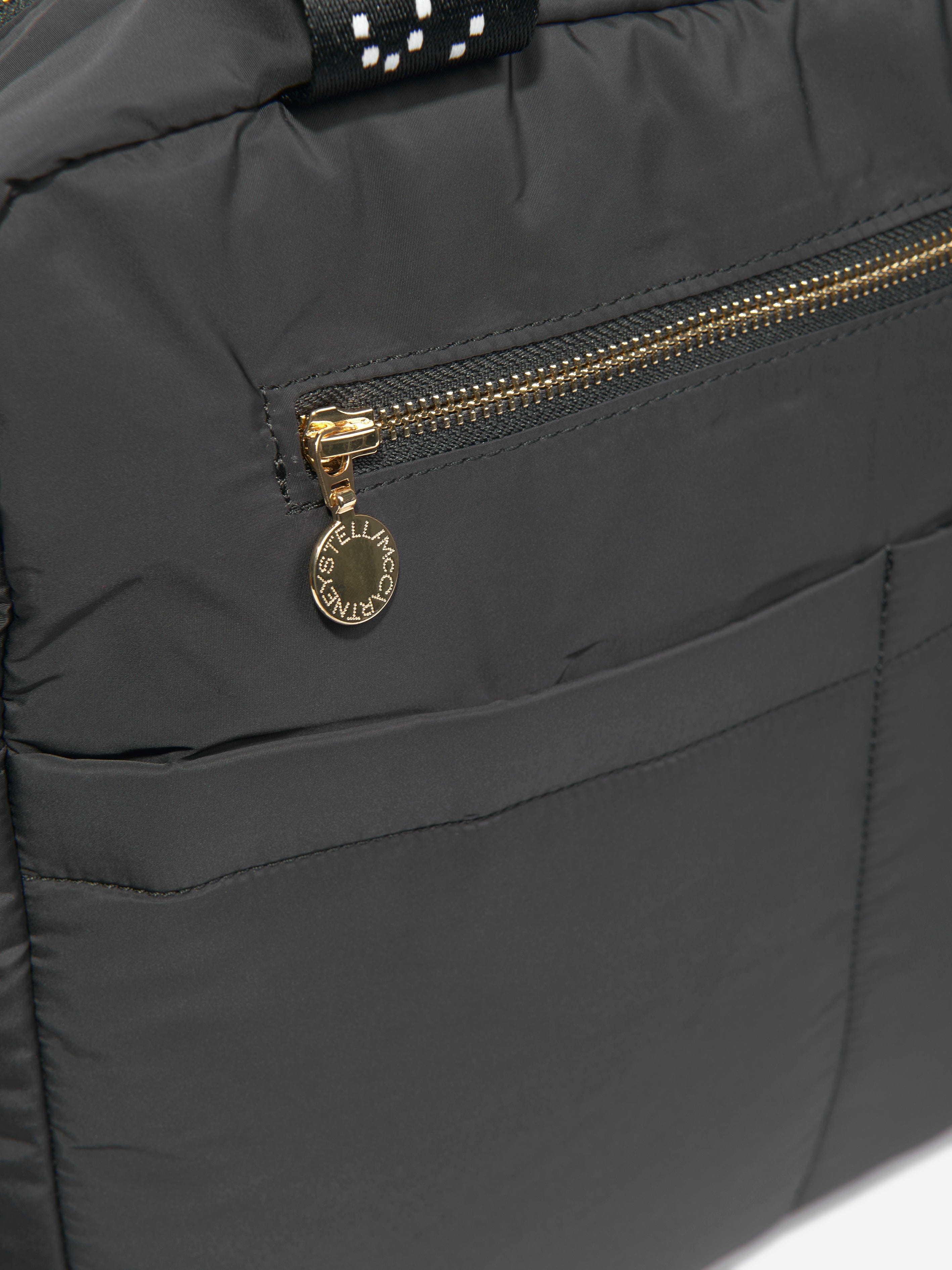 Stella McCartney Baby Logo Changing Bag in Black (36cm)