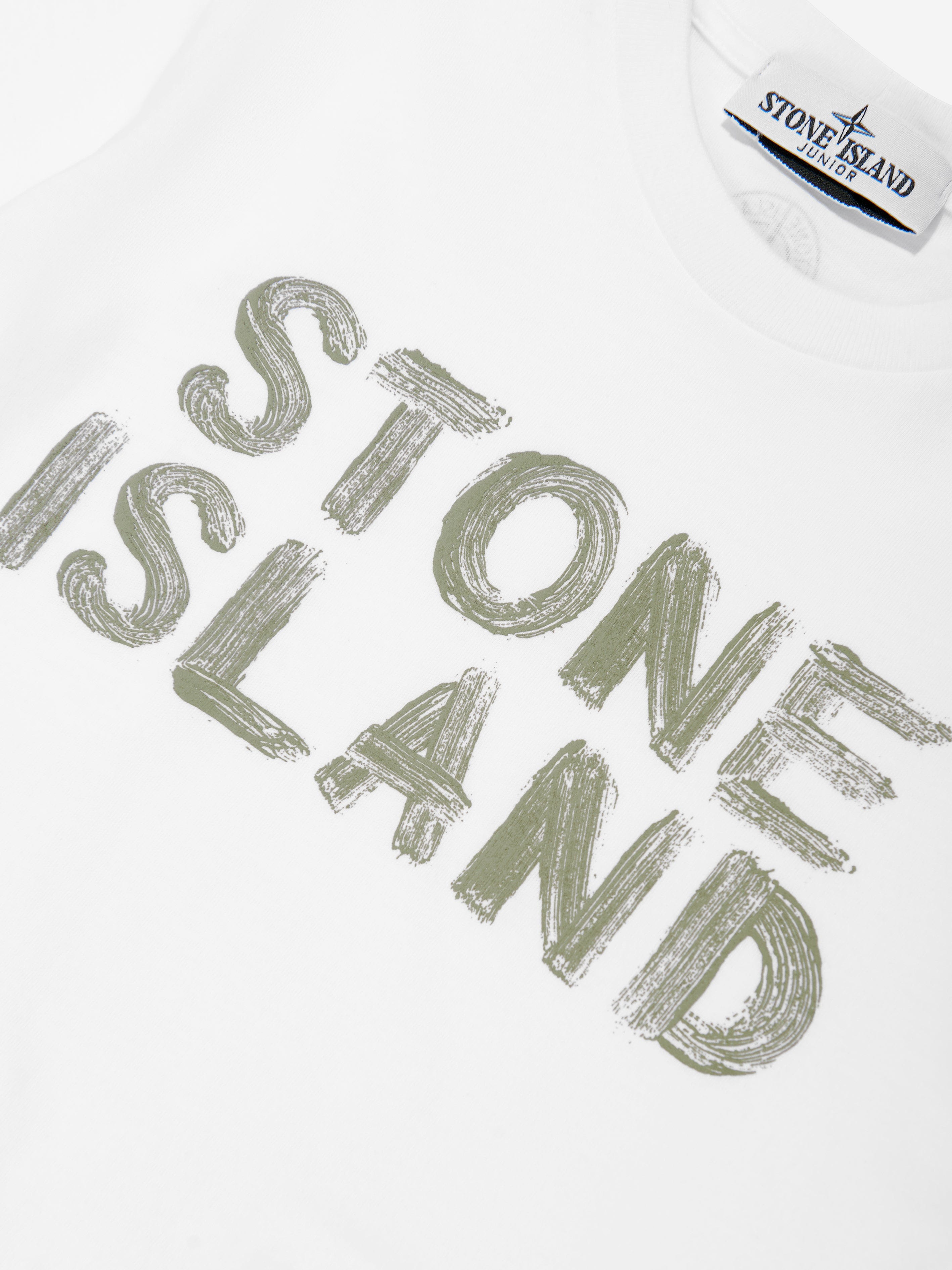 Boys Logo T-Shirt in White