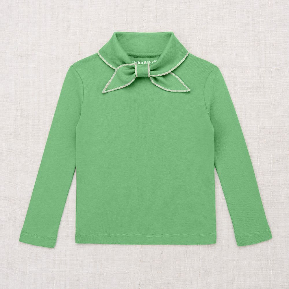 Girls Green Cotton T-Shirt
