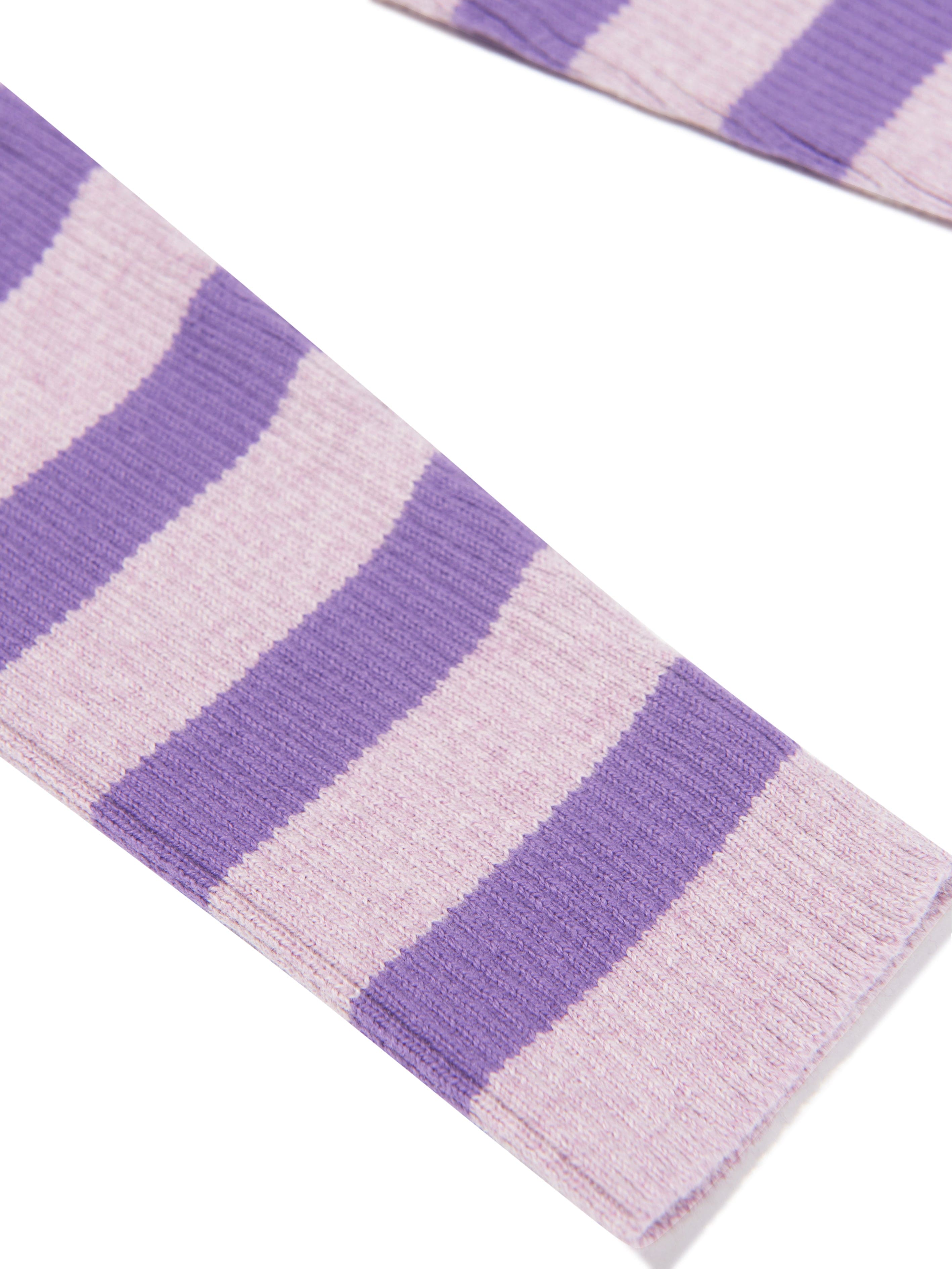 The Bonnie Mob Baby Girls Cashmere Knit Leggings in Purple