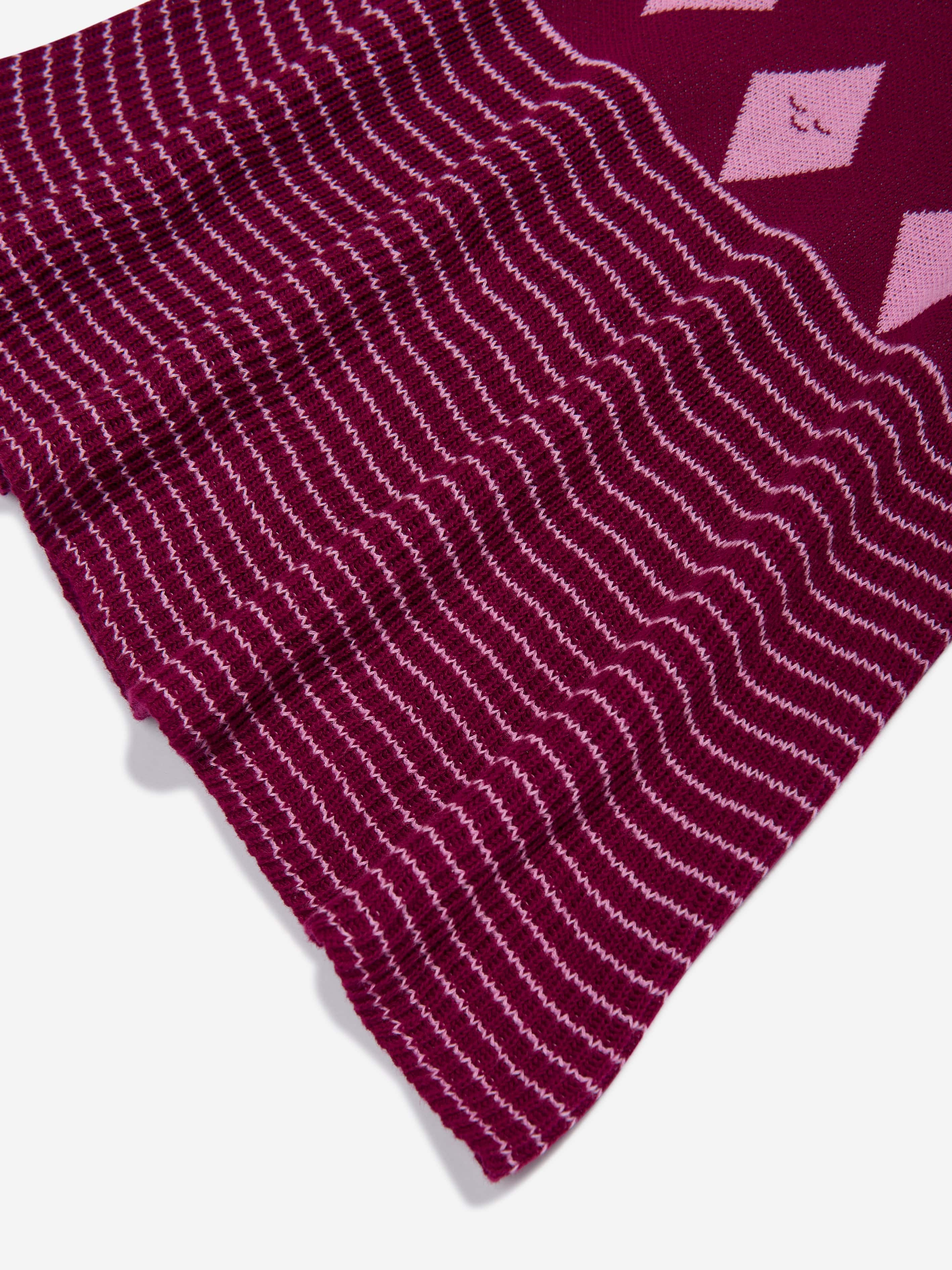 Girls Auburn Diamond Knit Dress in Purple