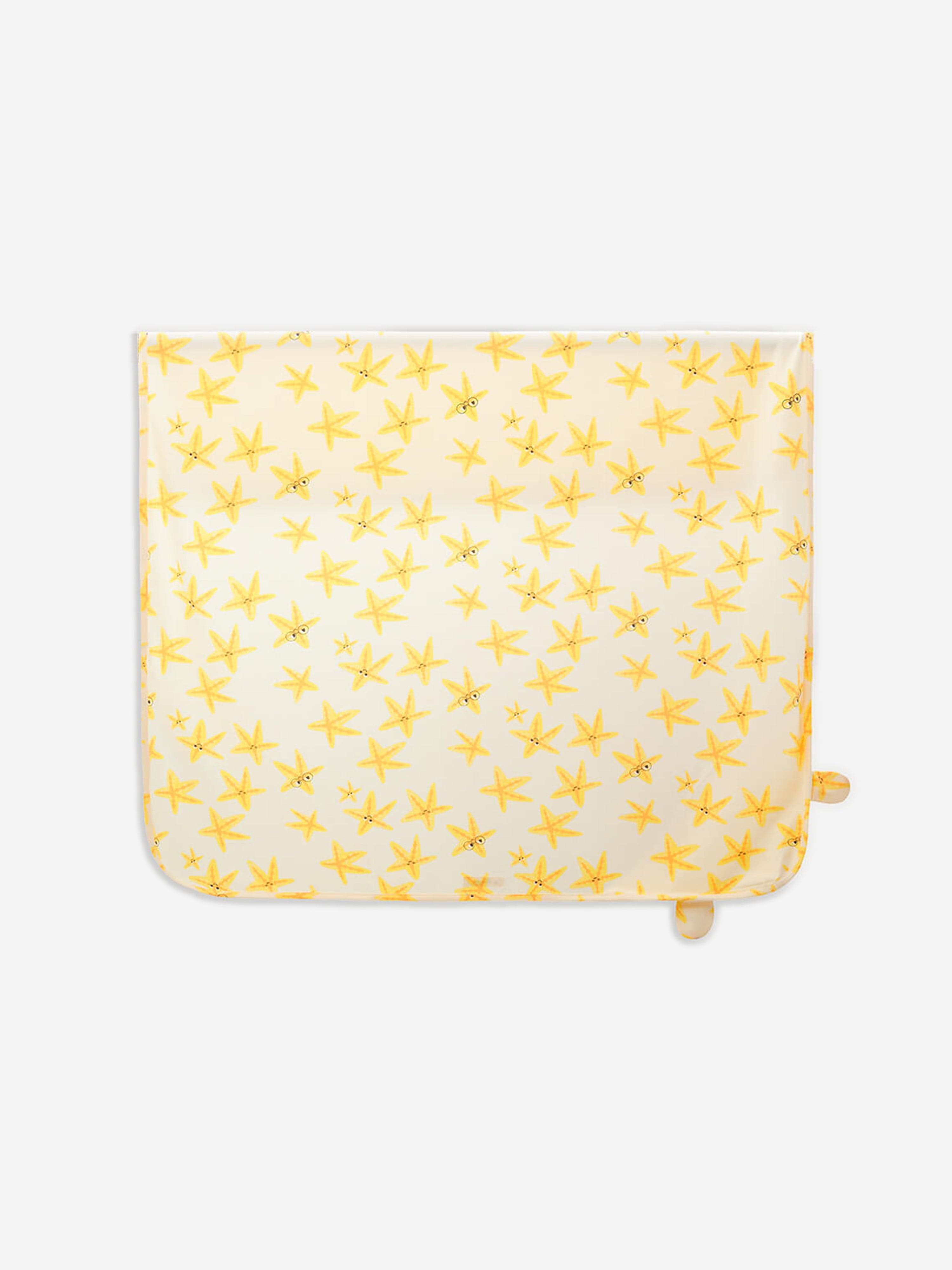 The Bonnie Mob Baby Girls Starfish Shawl in Ivory