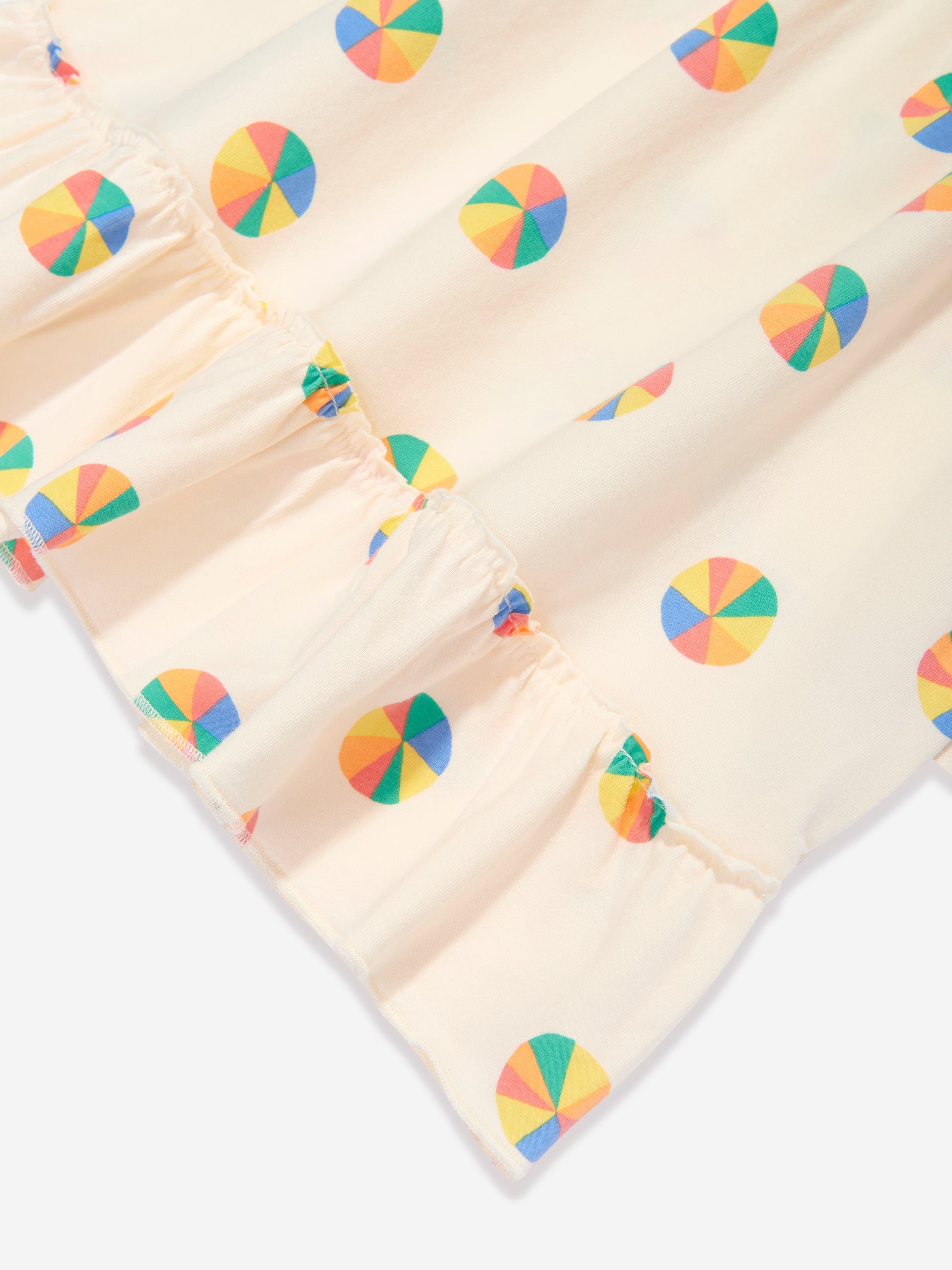 The Bonnie Mob Girls Parasol Sun Dress in Ivory